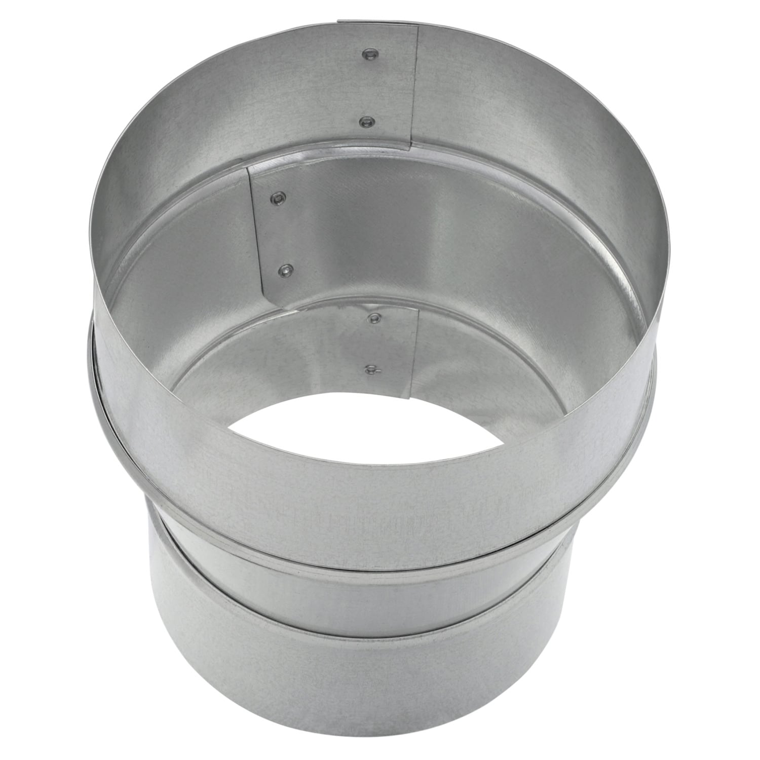 IMPERIAL 6-in 30 Gauge Galvanized Steel Round Duct Reducer in the Duct ...