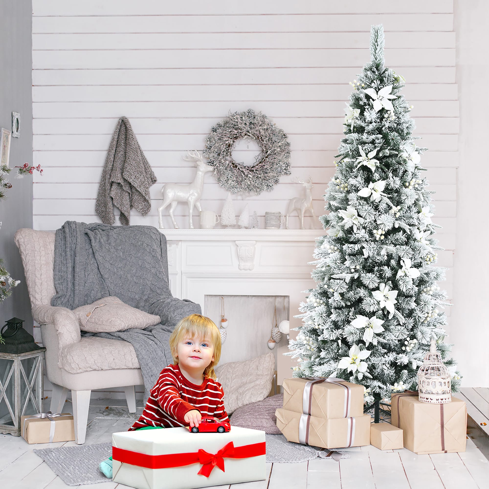 Costway CM23502 Artificial-Christmas-Trees - View #7