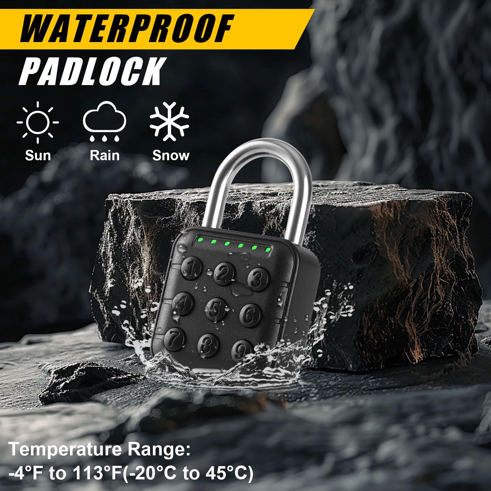LAIFUCAM LLA0803A229 Padlocks-Locks-Cables - View #4