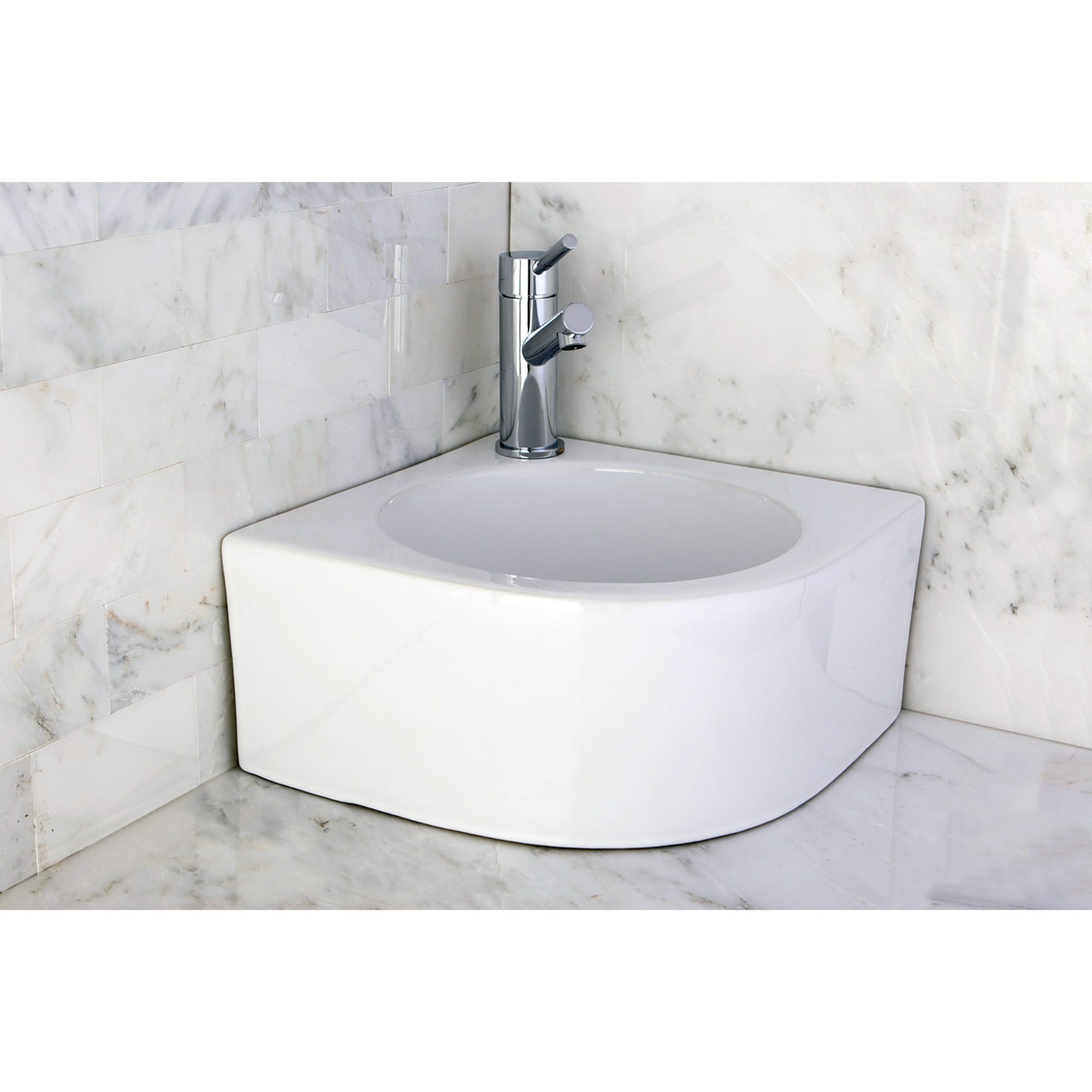 Elements of Design ES8421DL Concord Chrome Single Hole 1-Handle Bathroom Sink Faucet with Drain