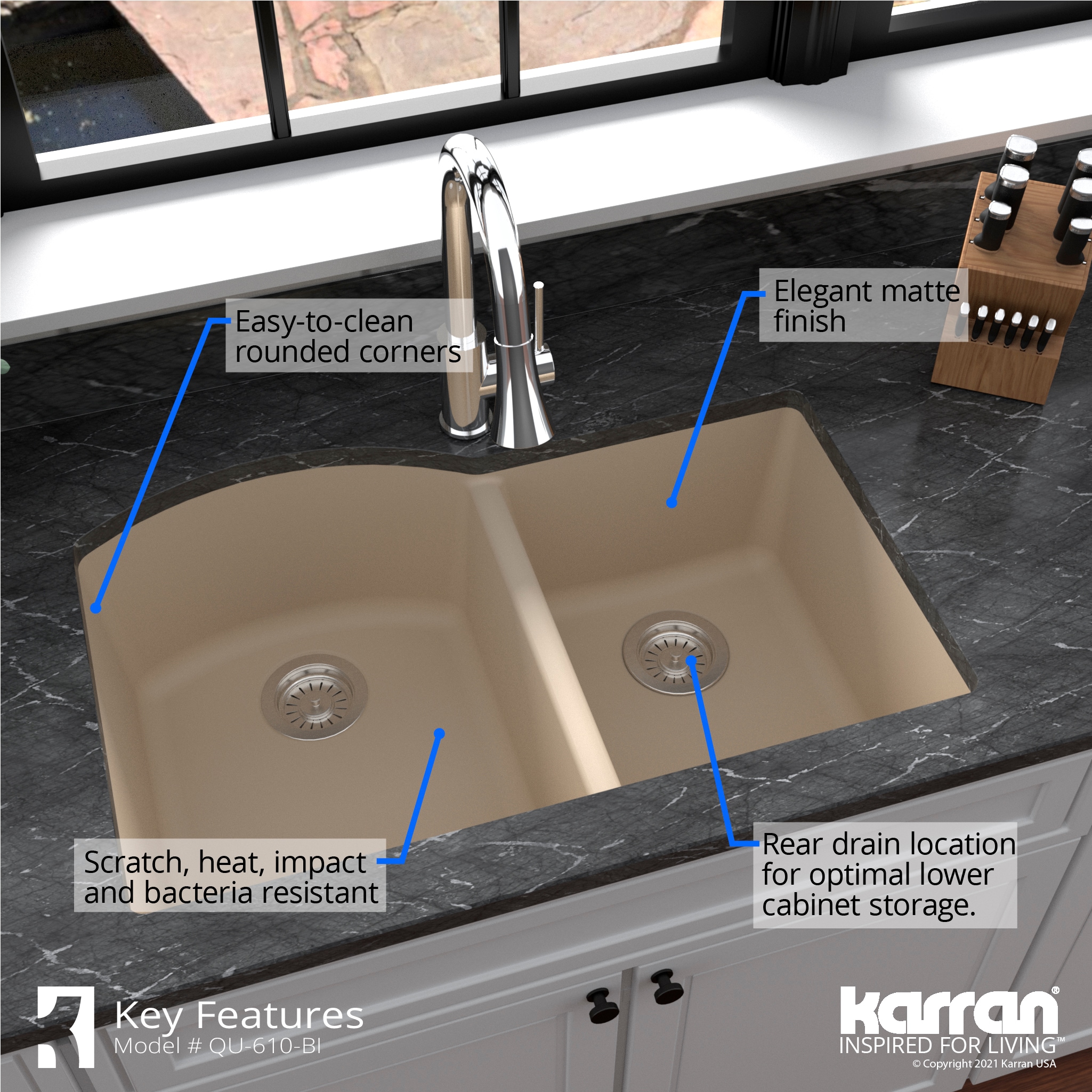 Karran QU-610-BI Kitchen-Sinks - View #7