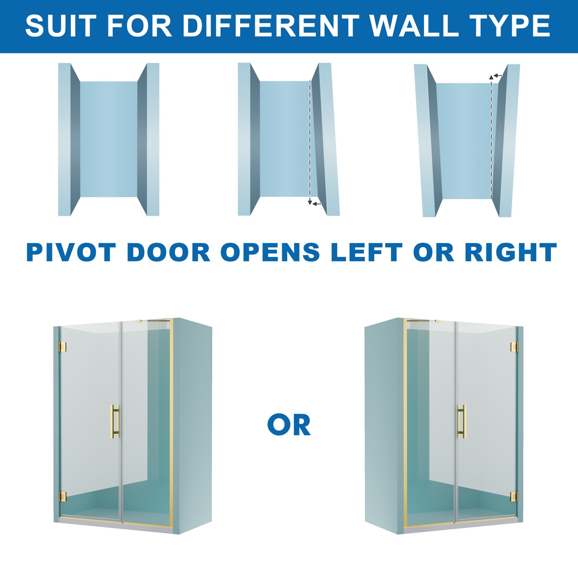 WELLFOR FLEX-28-21BG Shower-Doors - View #4