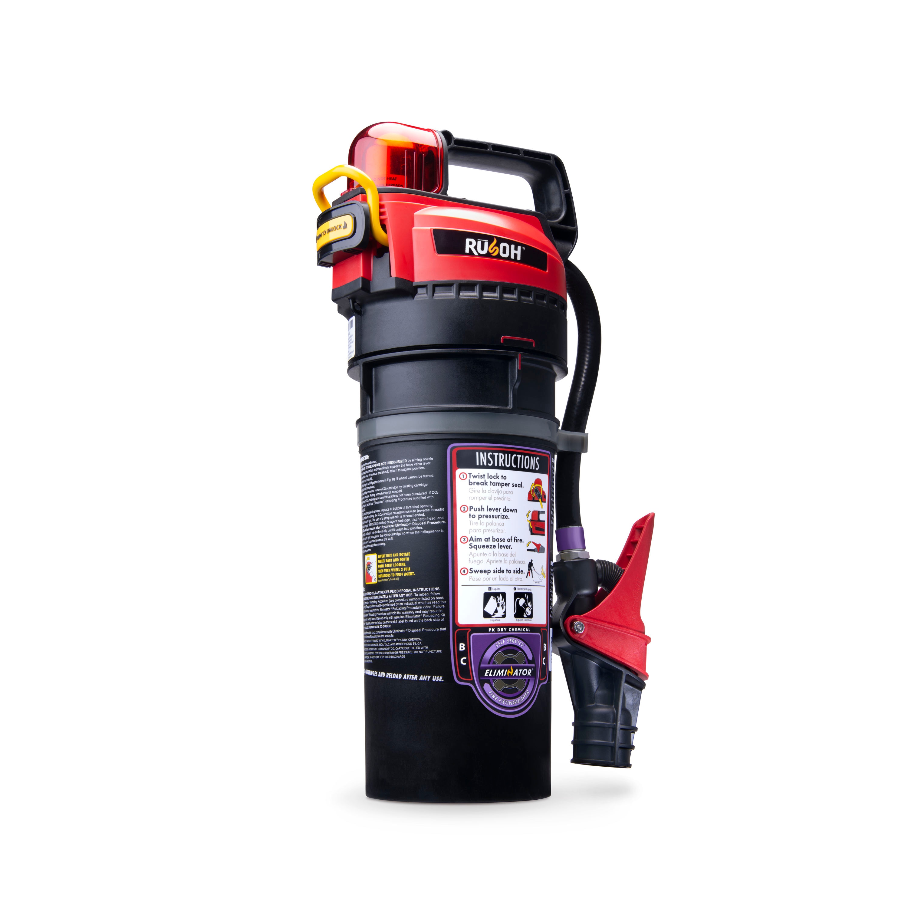 Rusoh 09304 40-B:C Commercial/Residential Rechargeable Fire extinguisher