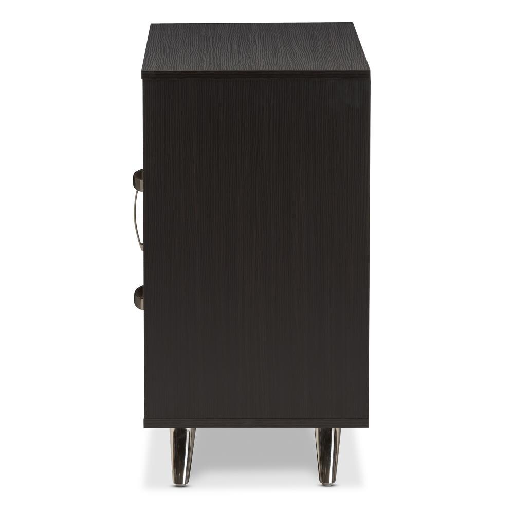 Baxton Studio Warwick Contemporary Modern Espresso Sideboard in