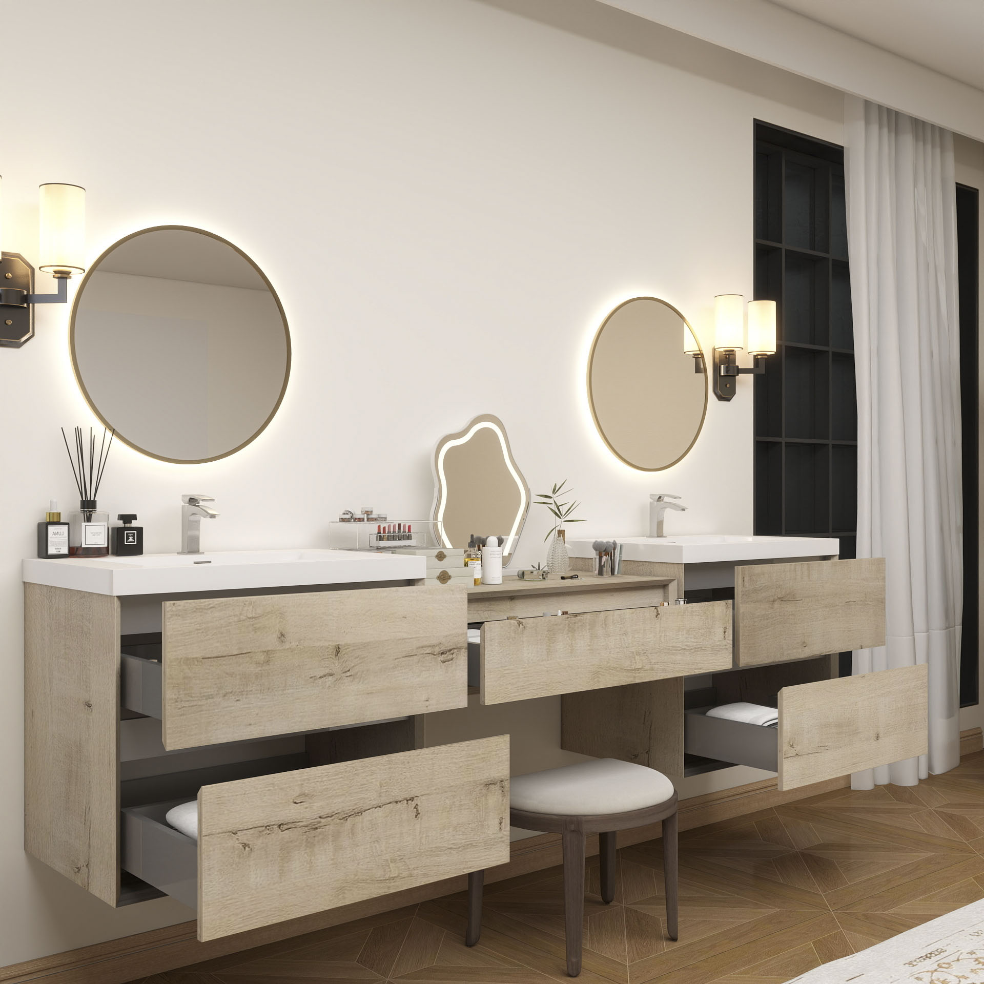 BV Better Vanity SLIM17-30+36+30-WO Bath-Vanity-Combo - View #5