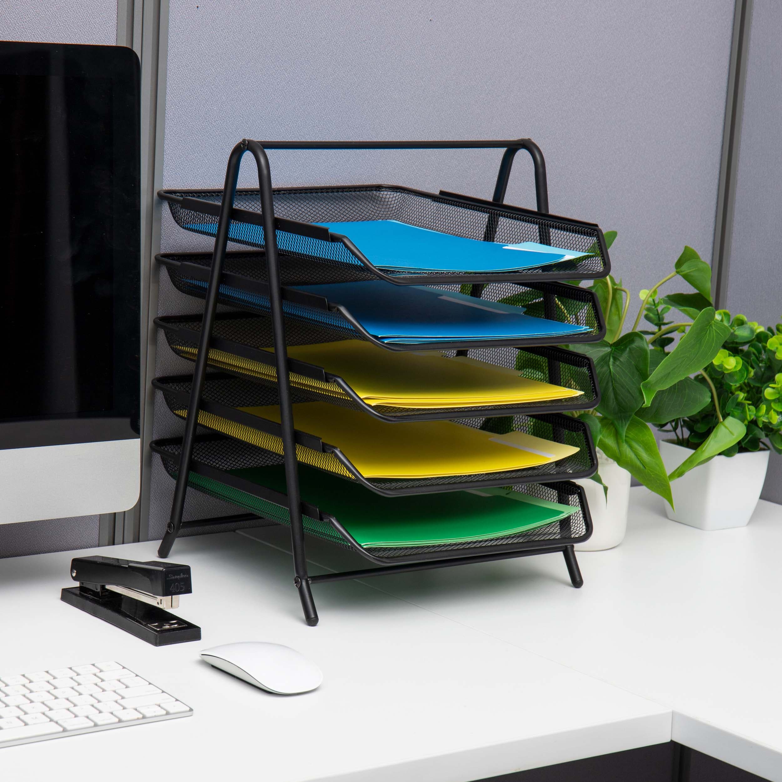 Mind Reader 5TFOLDERS-BLK Desktop-Organizers - View #2