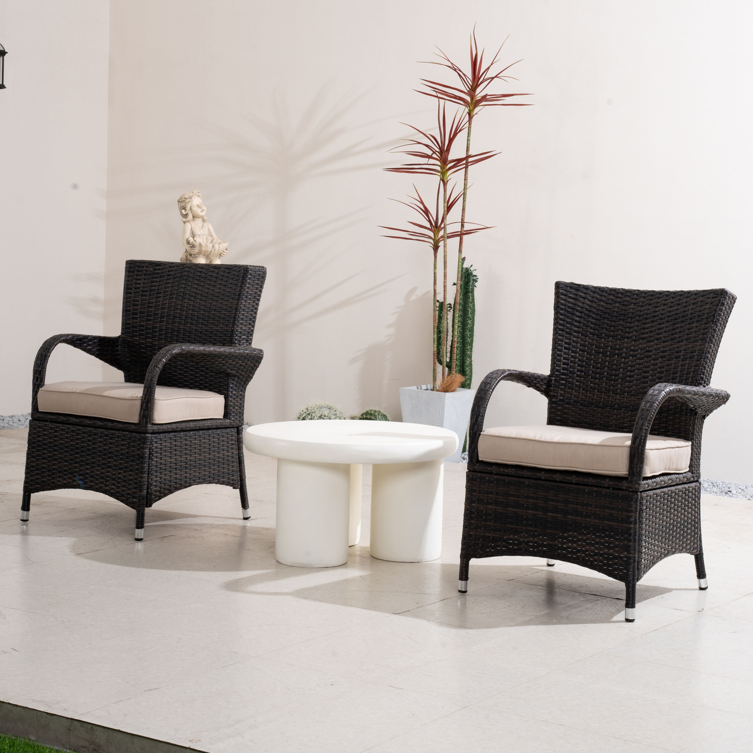 Direct Wicker DWT-1122BR&154TACR Patio-Dining-Sets - View #3