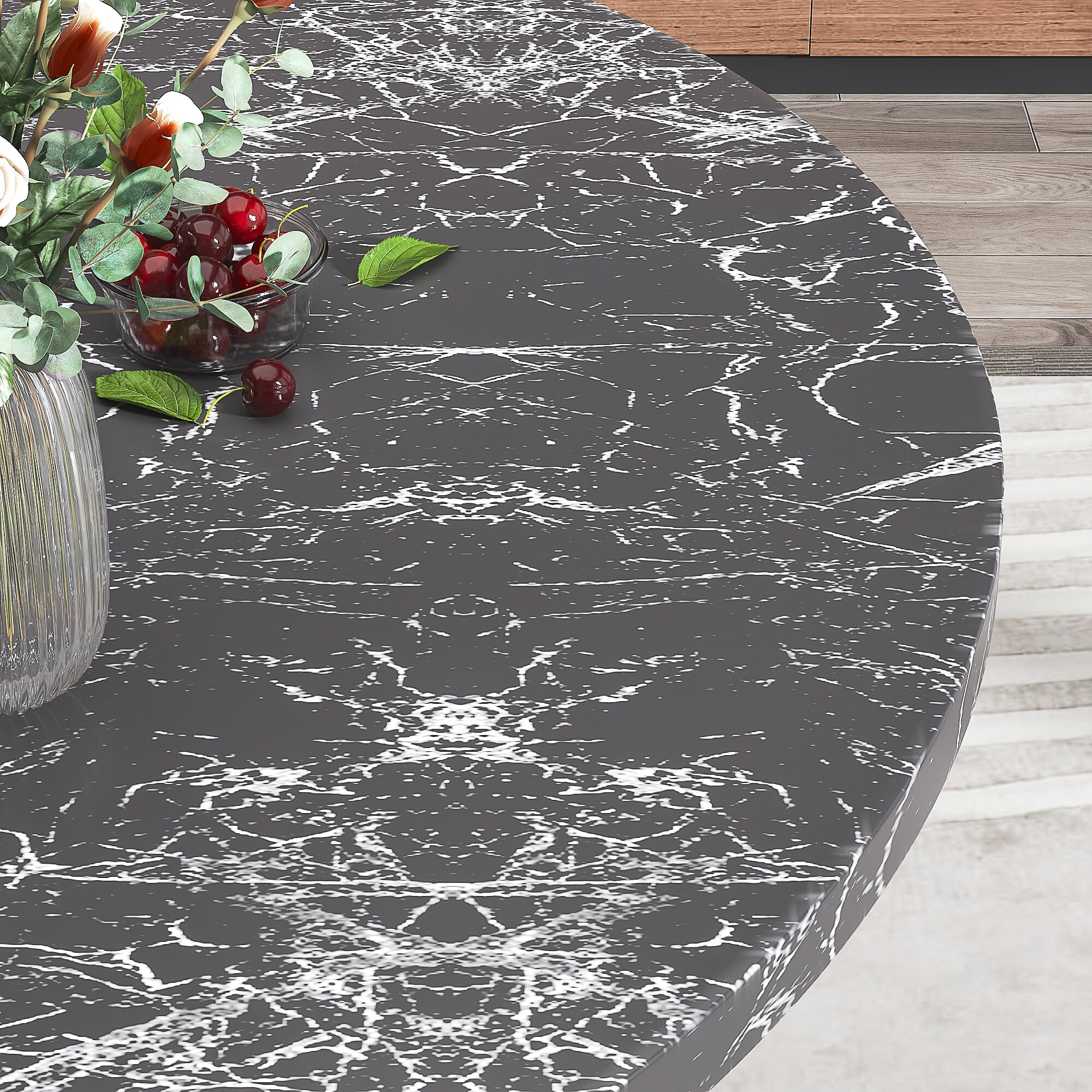Vecelo LOE-FH-TBL16-BLK Dining-Tables - View #5