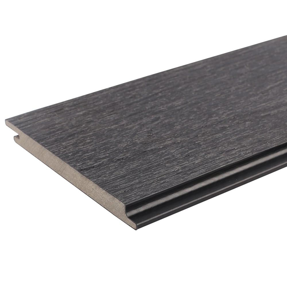 NewTechWood US09-8-CH 0.5-in x 5.5-in x 96-in Hawaiian Charcoal Raw horizontal Panel siding ( 3.33-sq ft )