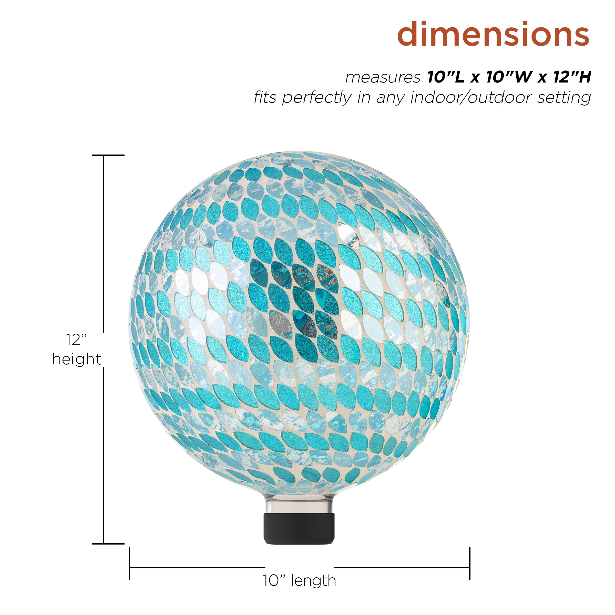 Alpine Corporation HGY428 Gazing-Ball-Stand - View #3