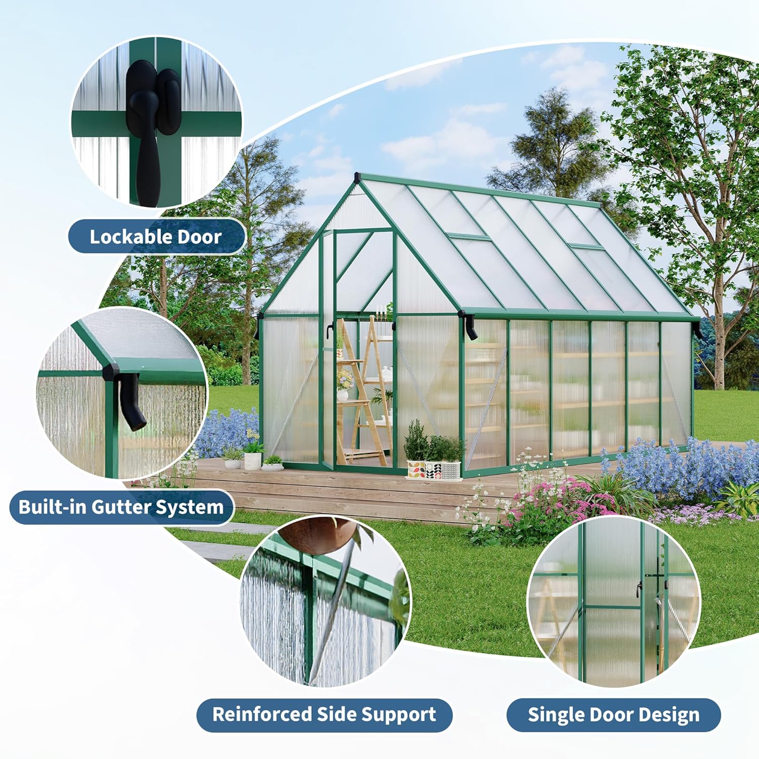 Qeetex QET-GH-WK49 greenhouses - View #6