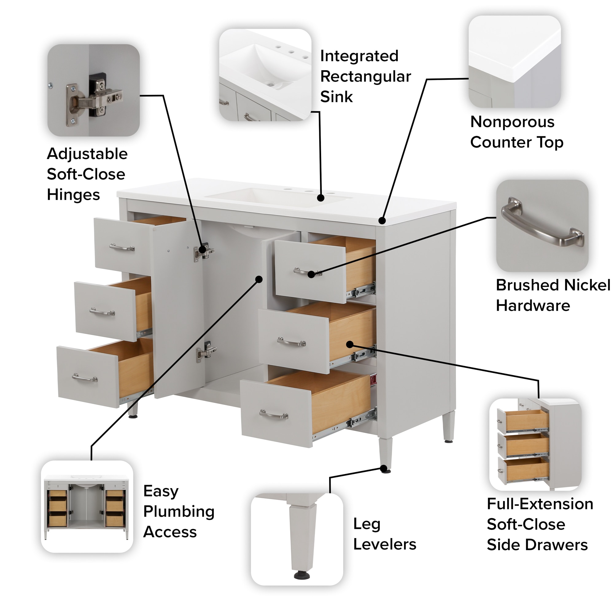 Diamond NOW C48W30022 Bath-Vanity-Combo - View #6