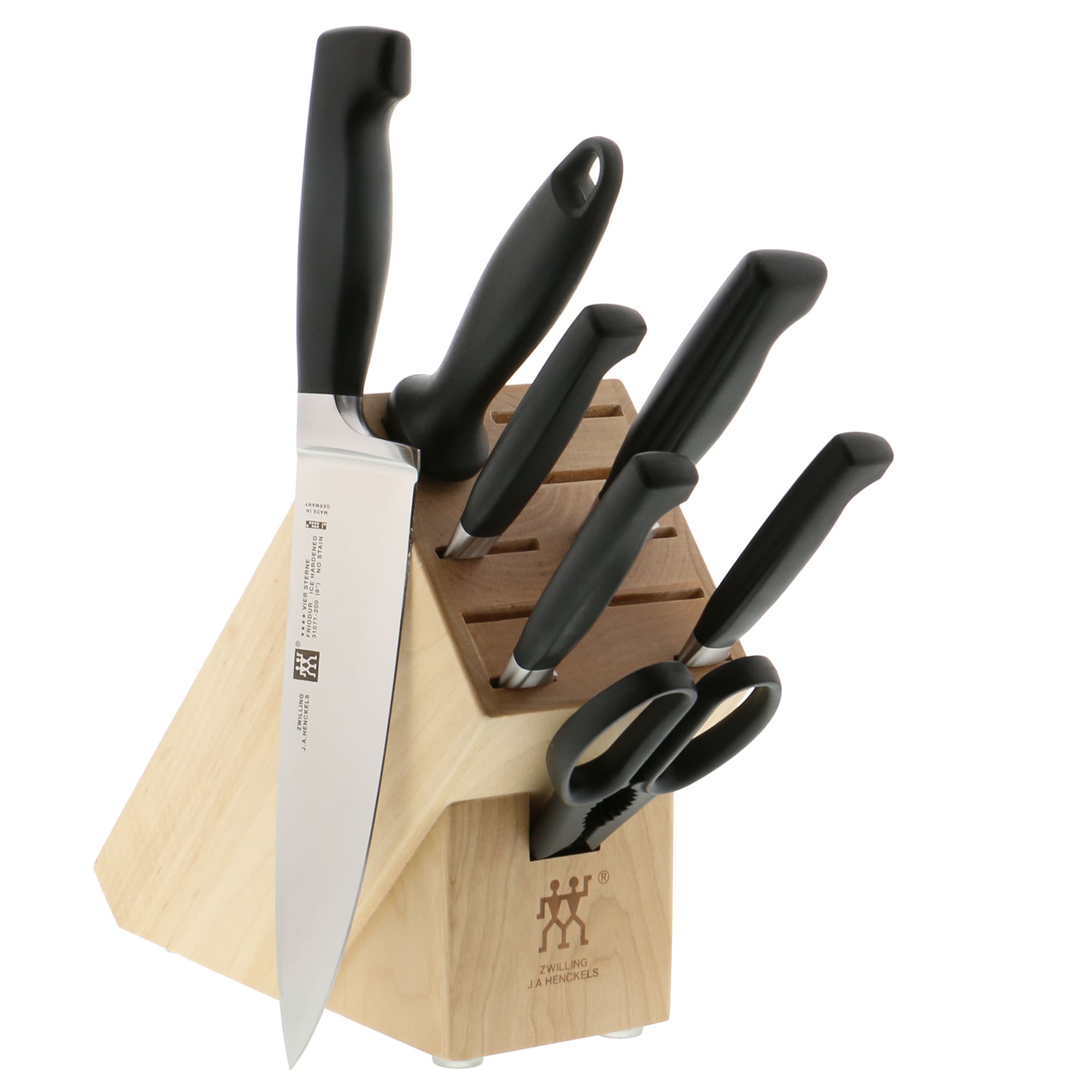 Henckels Solution 12-piece Knife Block Set - Walnut & Reviews