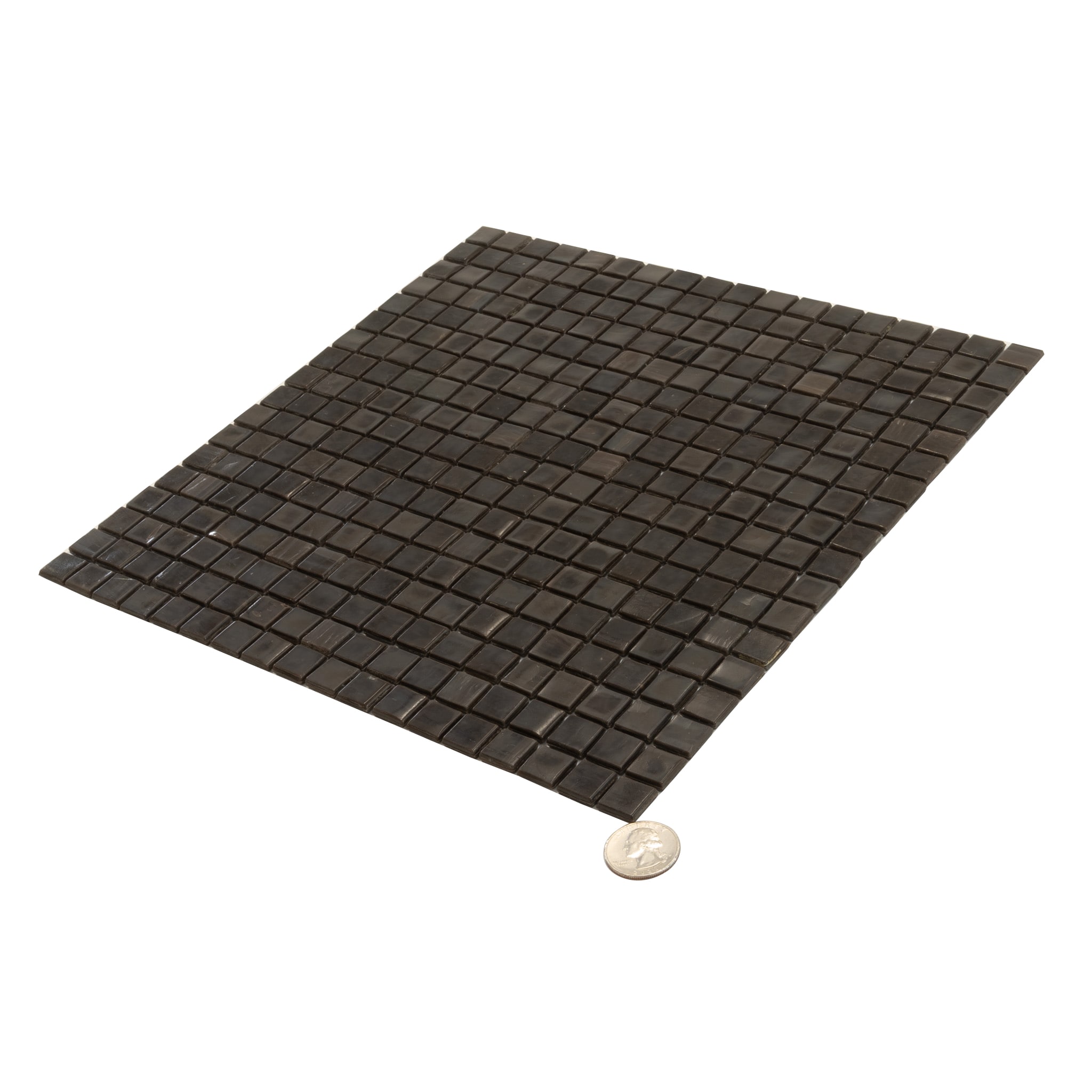 Apollo Tile Skosh Russet Brown 11-1/2-in x 11-1/2-in Glossy Glass Uniform Squares Floor and Wall Tile (18.69-sq. ft/ Carton)