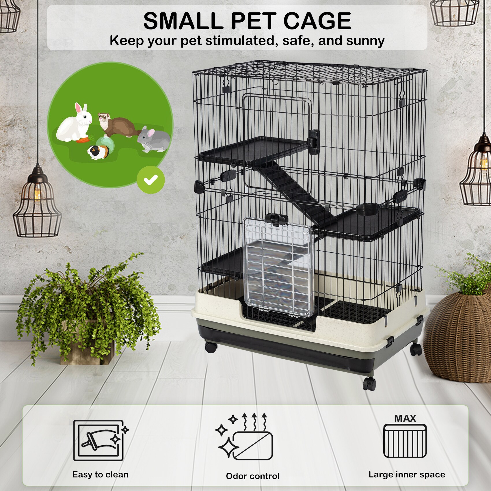 Kahomvis FCP-QPW6-302 Pet-Crates-Carriers - View #8