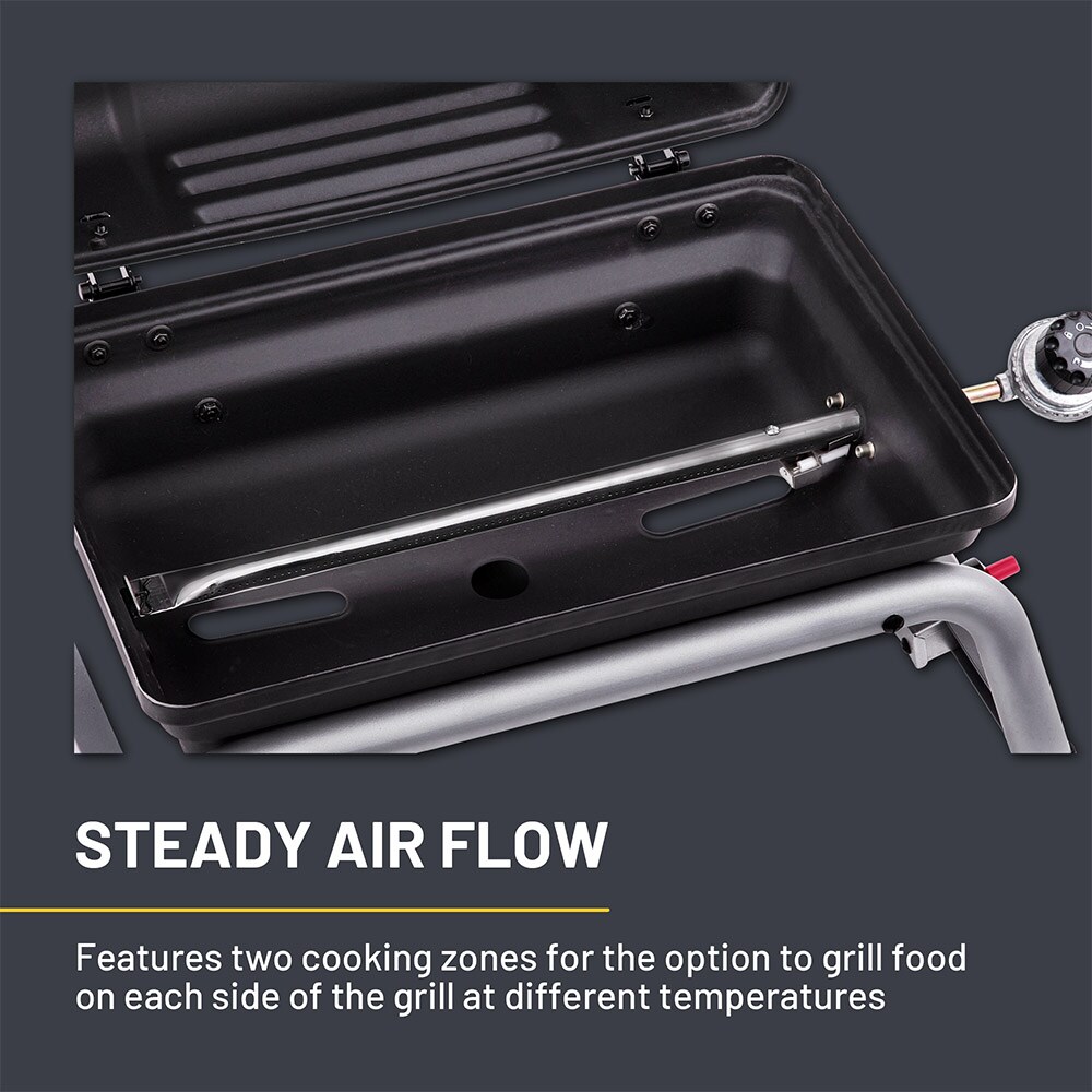 Char Broil 240 Sq in Black Portable Liquid Propane Grill in the