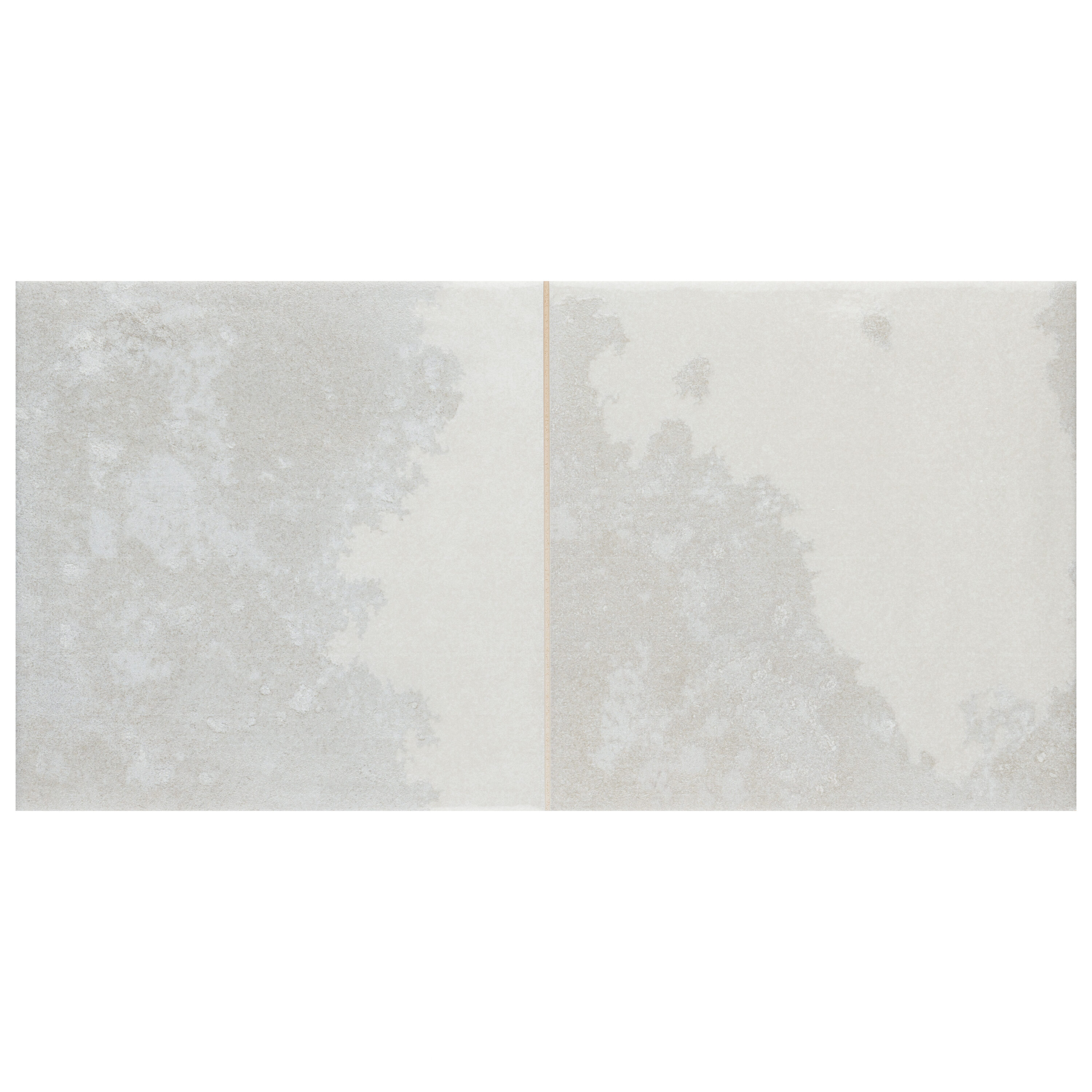 Affinity Tile S1WPE15TSSI Sample - Kings Luxe Tradition Square Silver 7-in x 8-in Multi-finish Ceramic Wall Tile