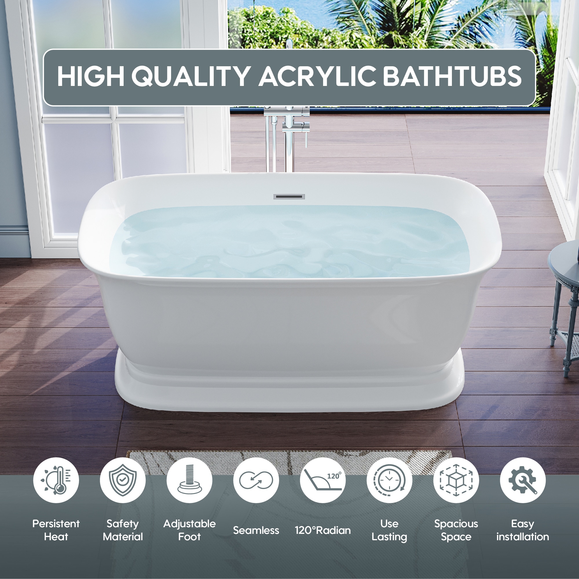 Forclover TUW-TI150 bathtubs - View #6
