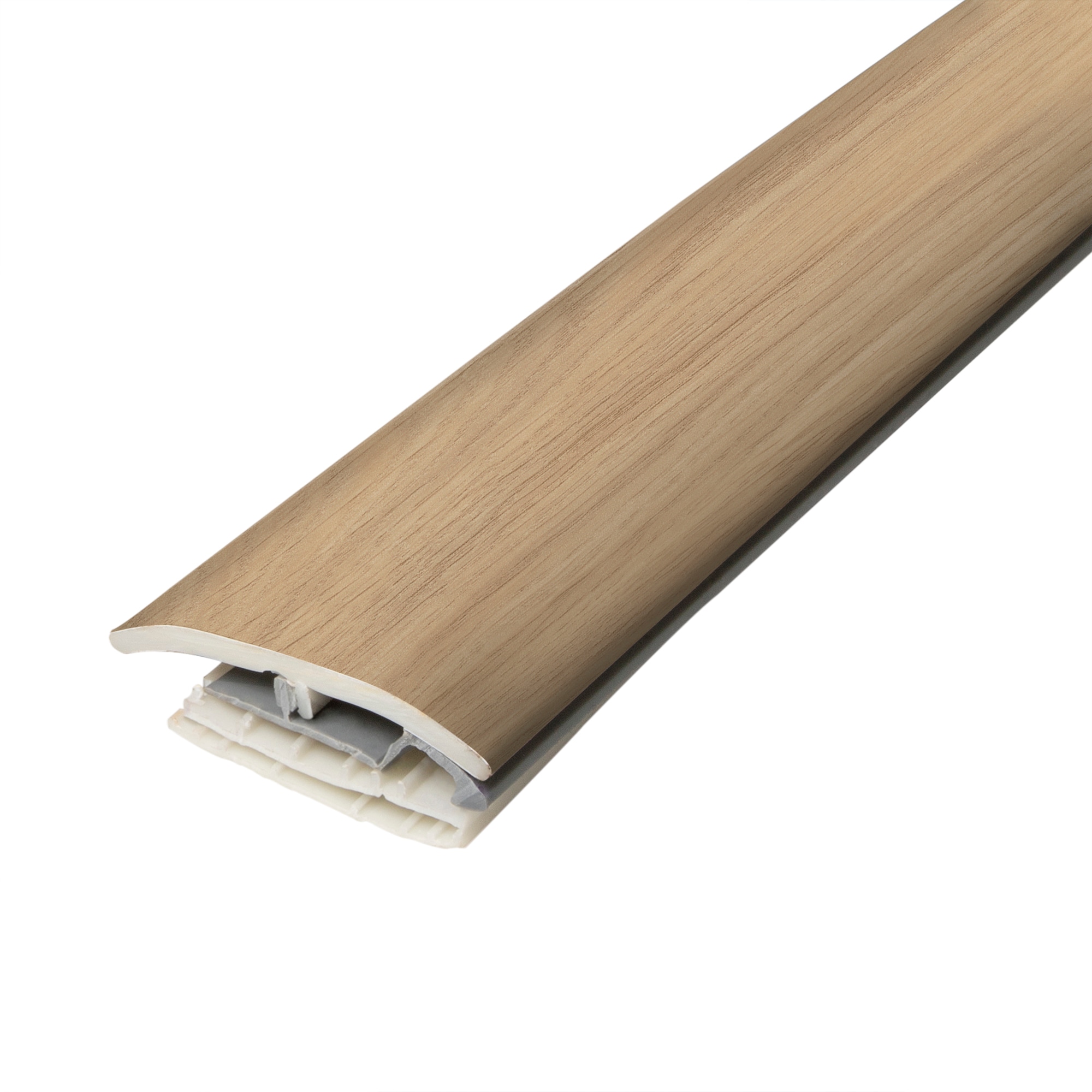 Project Source V4N1S-08168 Carrboro Prefinished 0.23-in T x 2.00-in W x 78.7-in L Vinyl Multi-purpose Floor Moulding