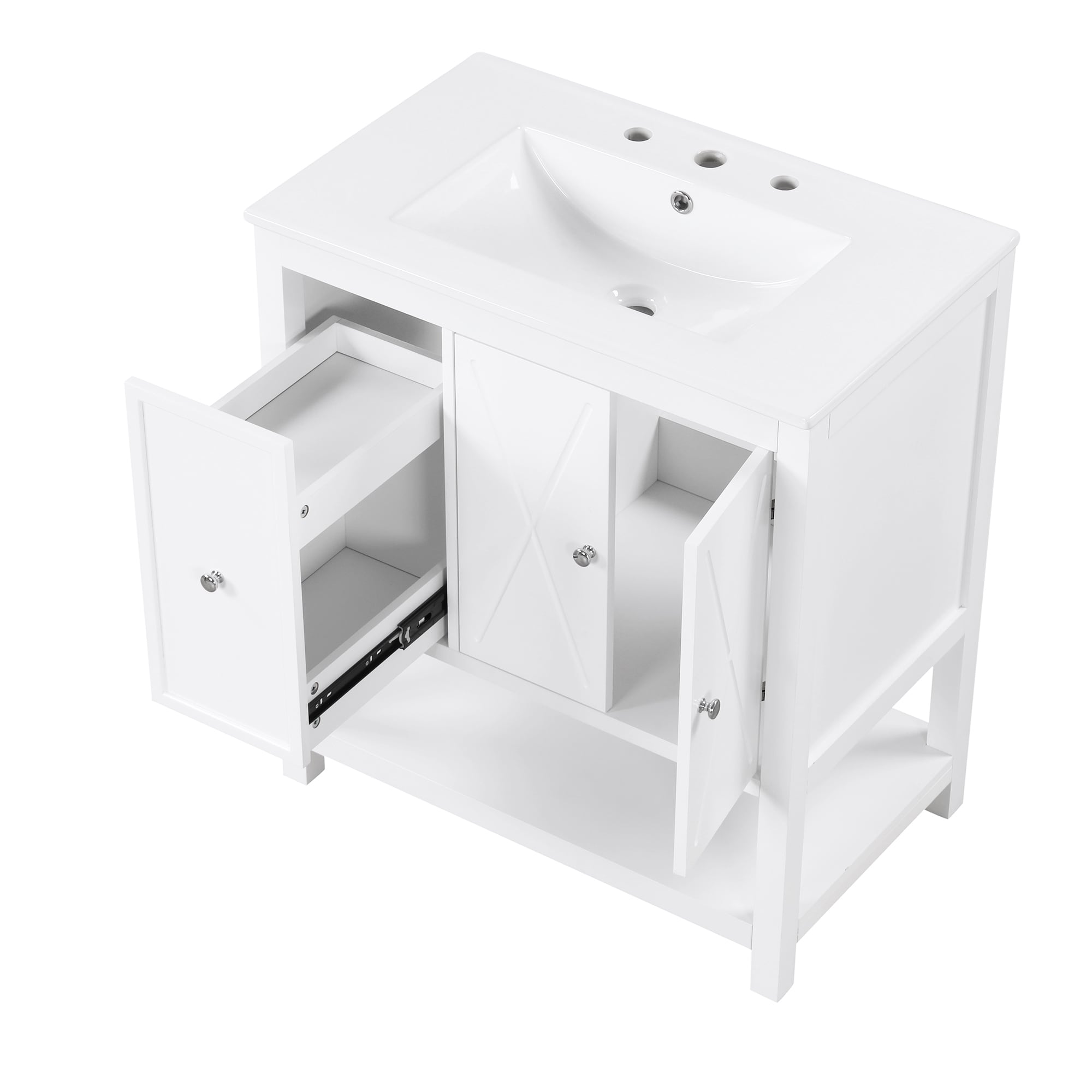 WELLFOR NIE-N7VT02G Bath-Vanity-Combo - View #10