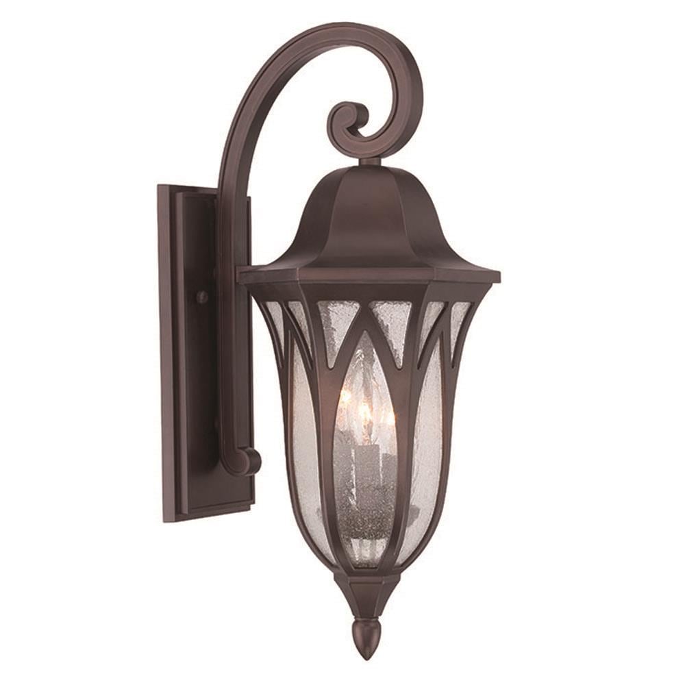 Acclaim Lighting 39812ABZ Milano 3 -Light 22-in H Bronze Hardwired Outdoor Wall Light