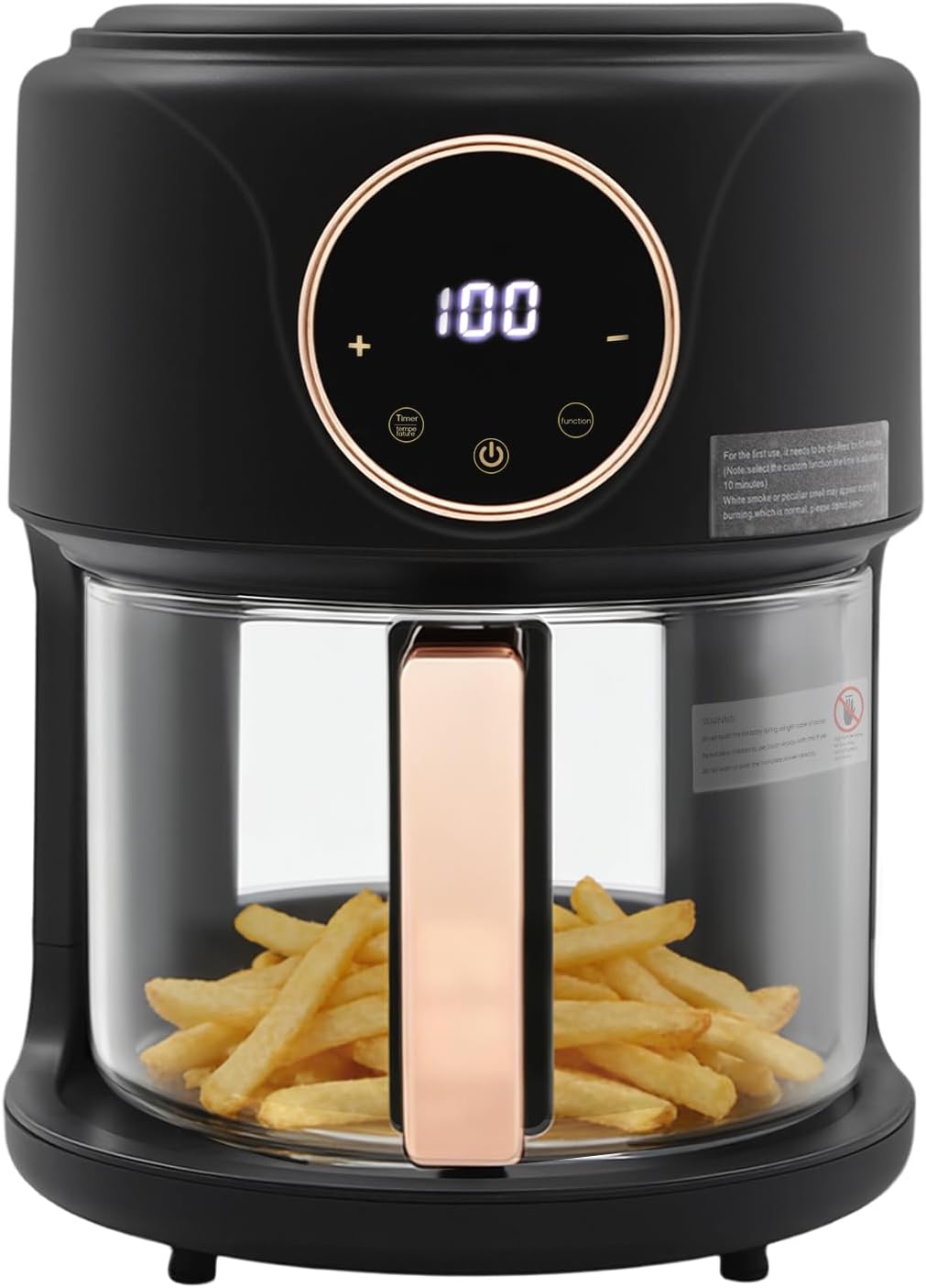 PowerXL Air Fryer Maxx 4QT Digital Air Fryer 1200W LED Touch