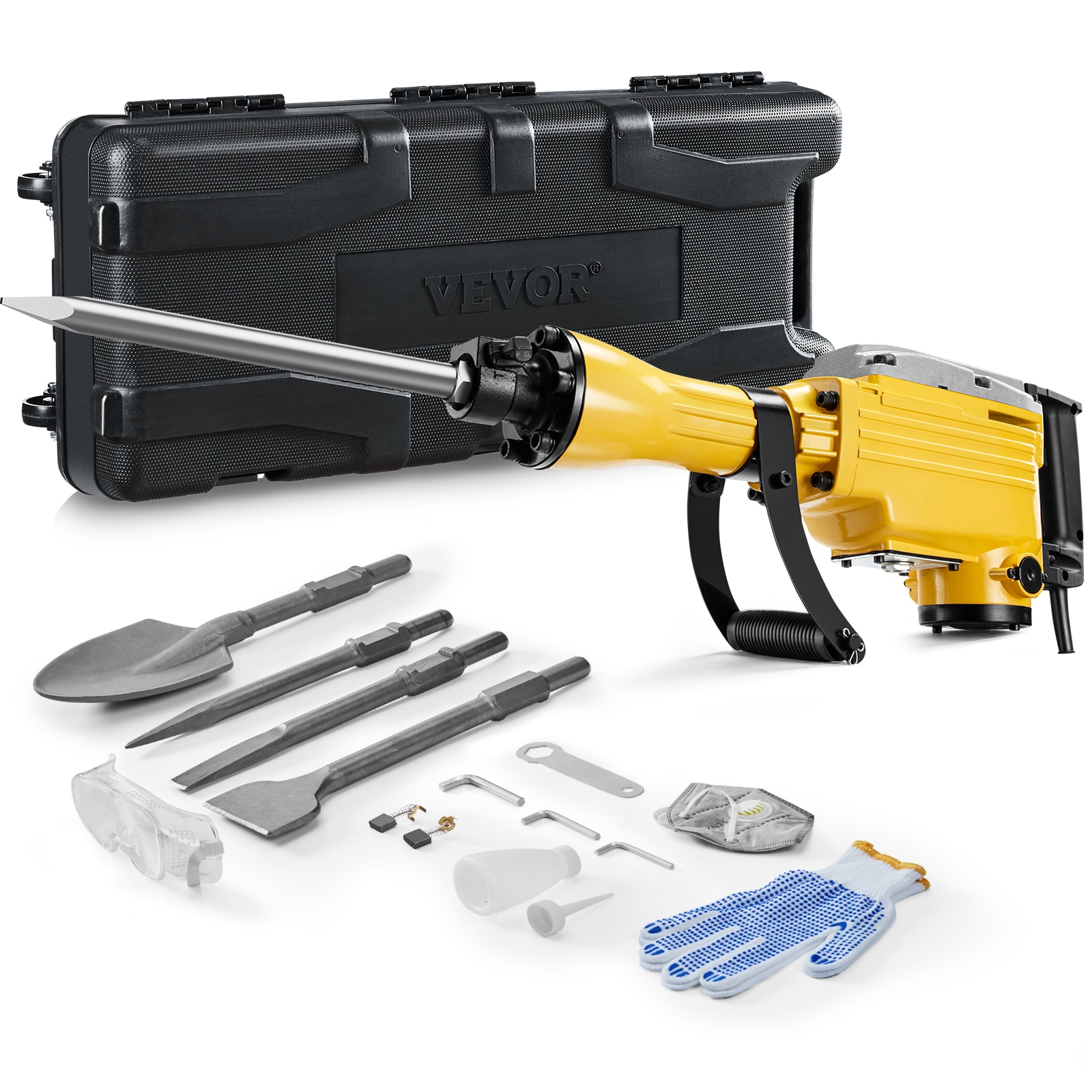 SVOPES SVOPESDXDH22010039V1 Demolition Jack Hammer Heavy Duty Concrete Breaker Corded Demolition Hammer