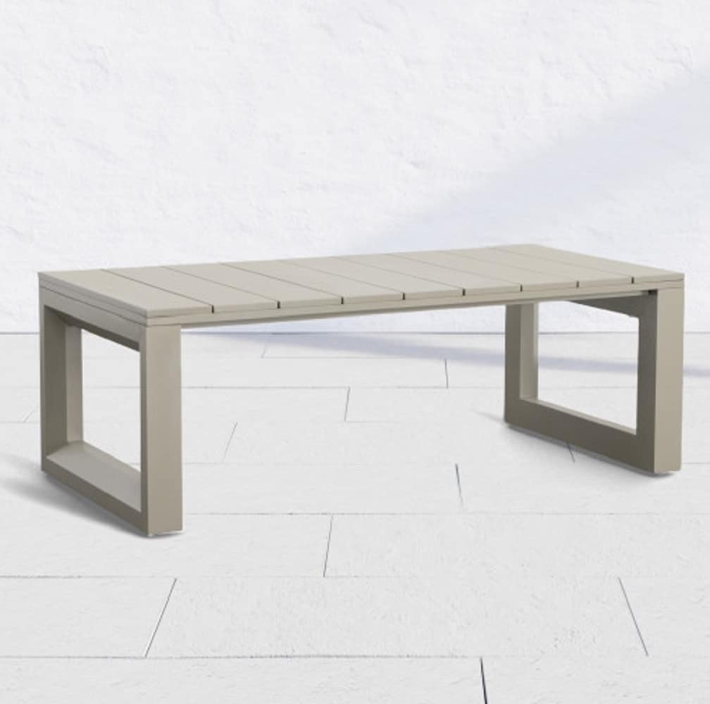 ZAKLOOP WU081110050 Bar Table Rectangle Outdoor Bistro Table 24-in W x 47-in L