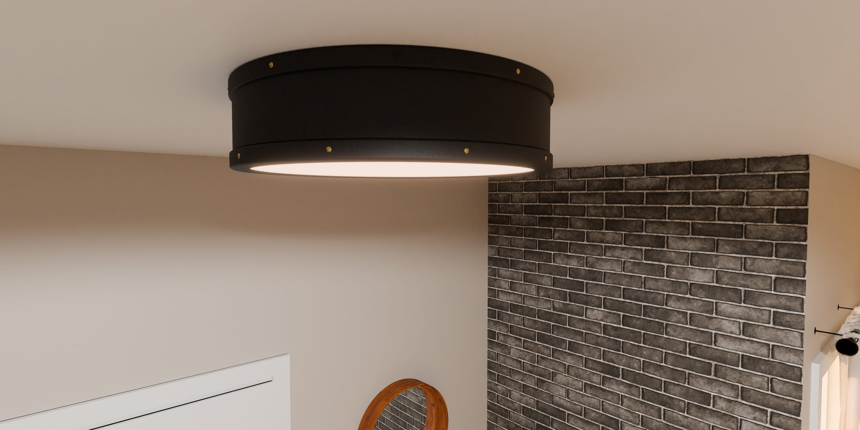 Quoizel QFL5224MBK flushmounts - View #2