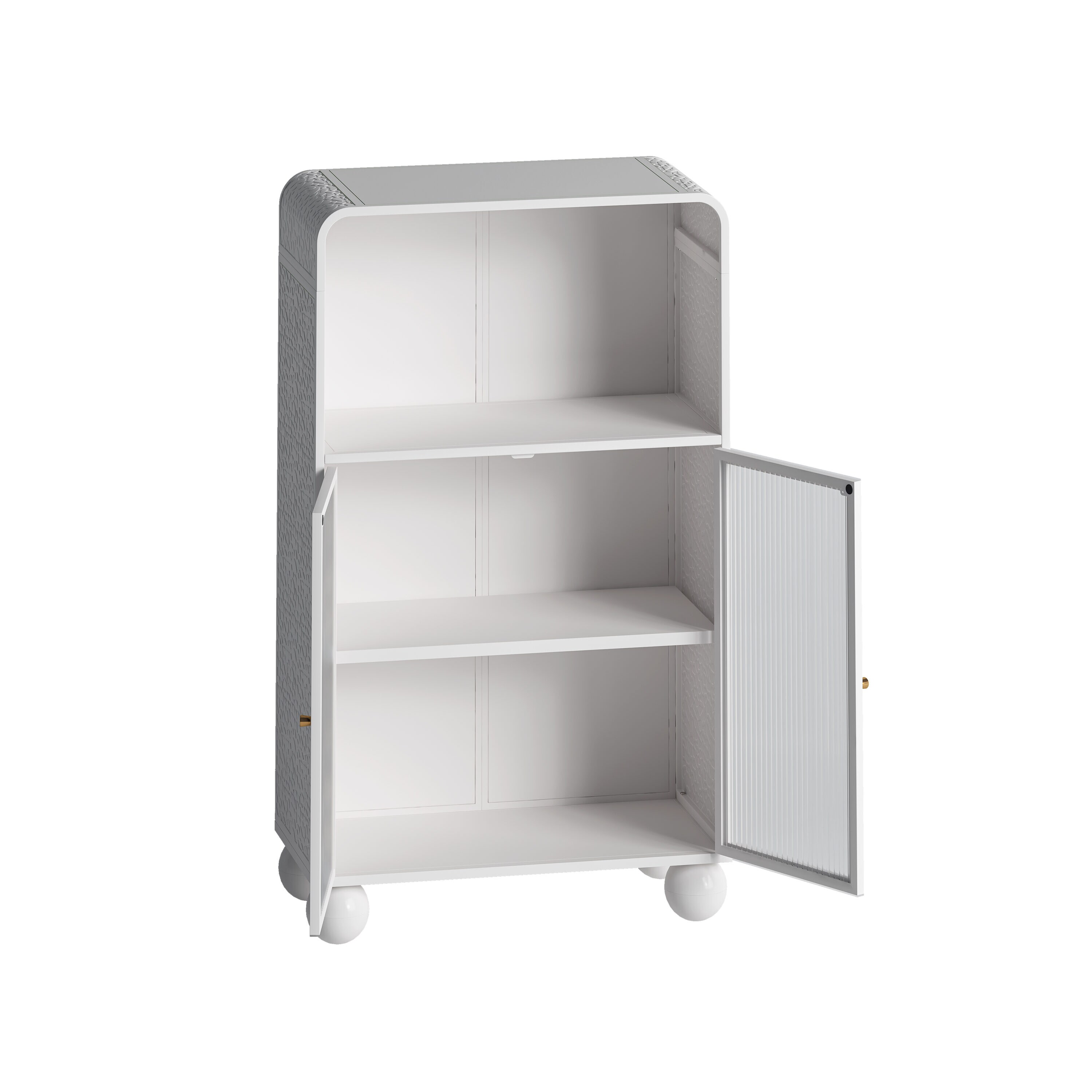 Hrinhom BA06-WHITE Linen-Cabinets - View #6