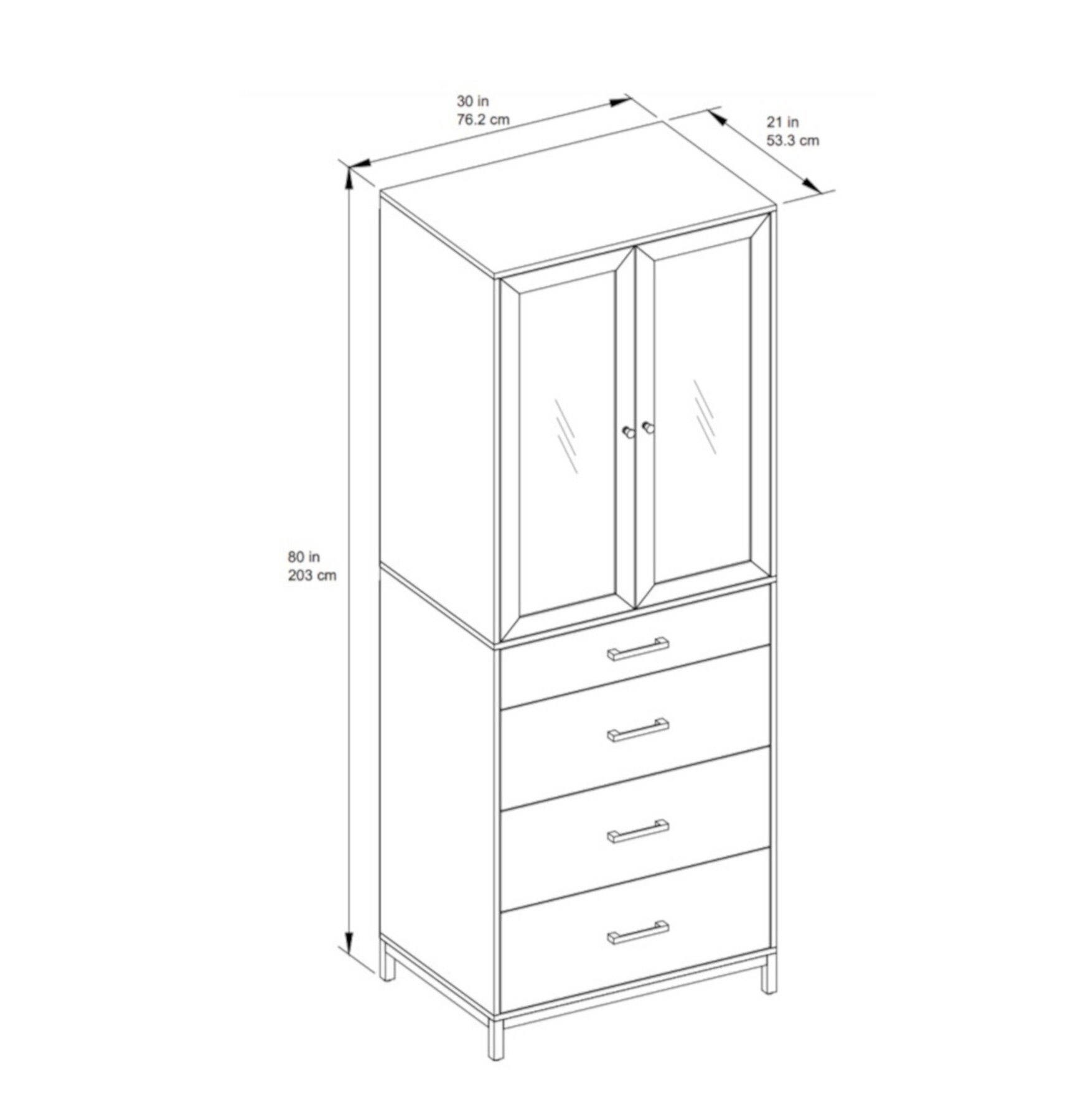 Scott Living SL30CLA-1 Wood-Closet-Kits - View #9