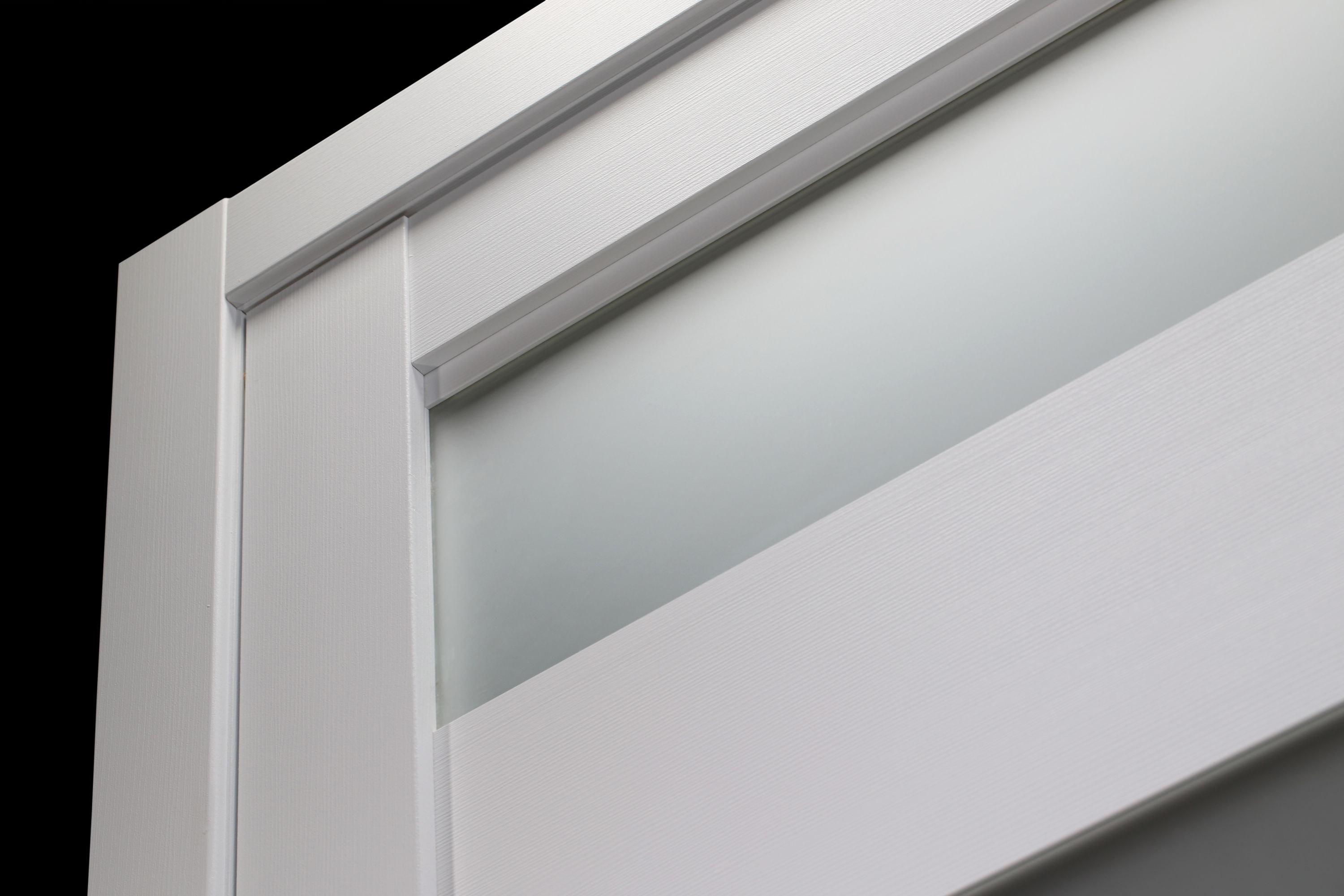 Belldinni Della Bianco Noble 28X 80 28-in X 80-in White Frosted Glass ...