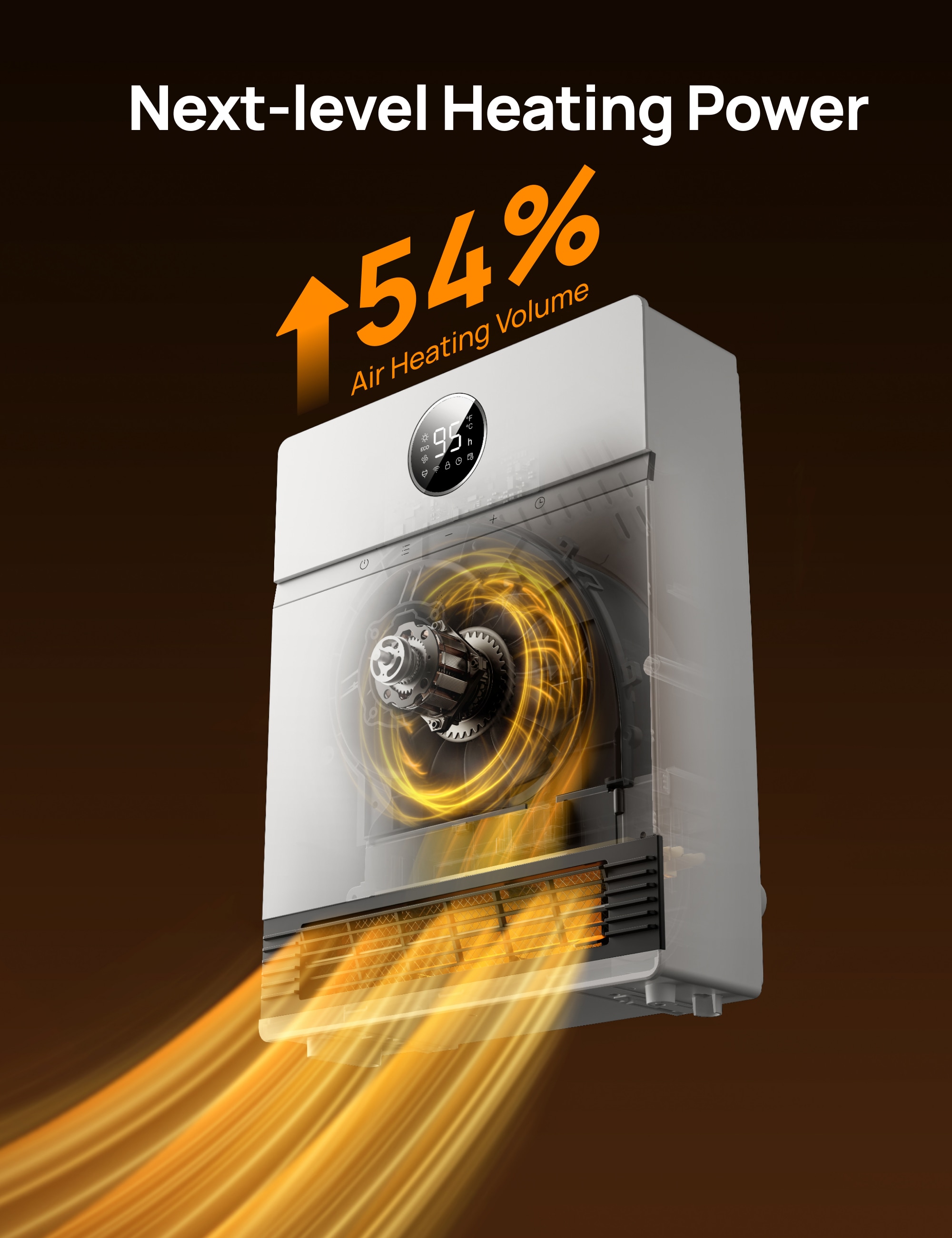 DREO DR-HSH017S WHITE Portable-Electric-Heat - View #3