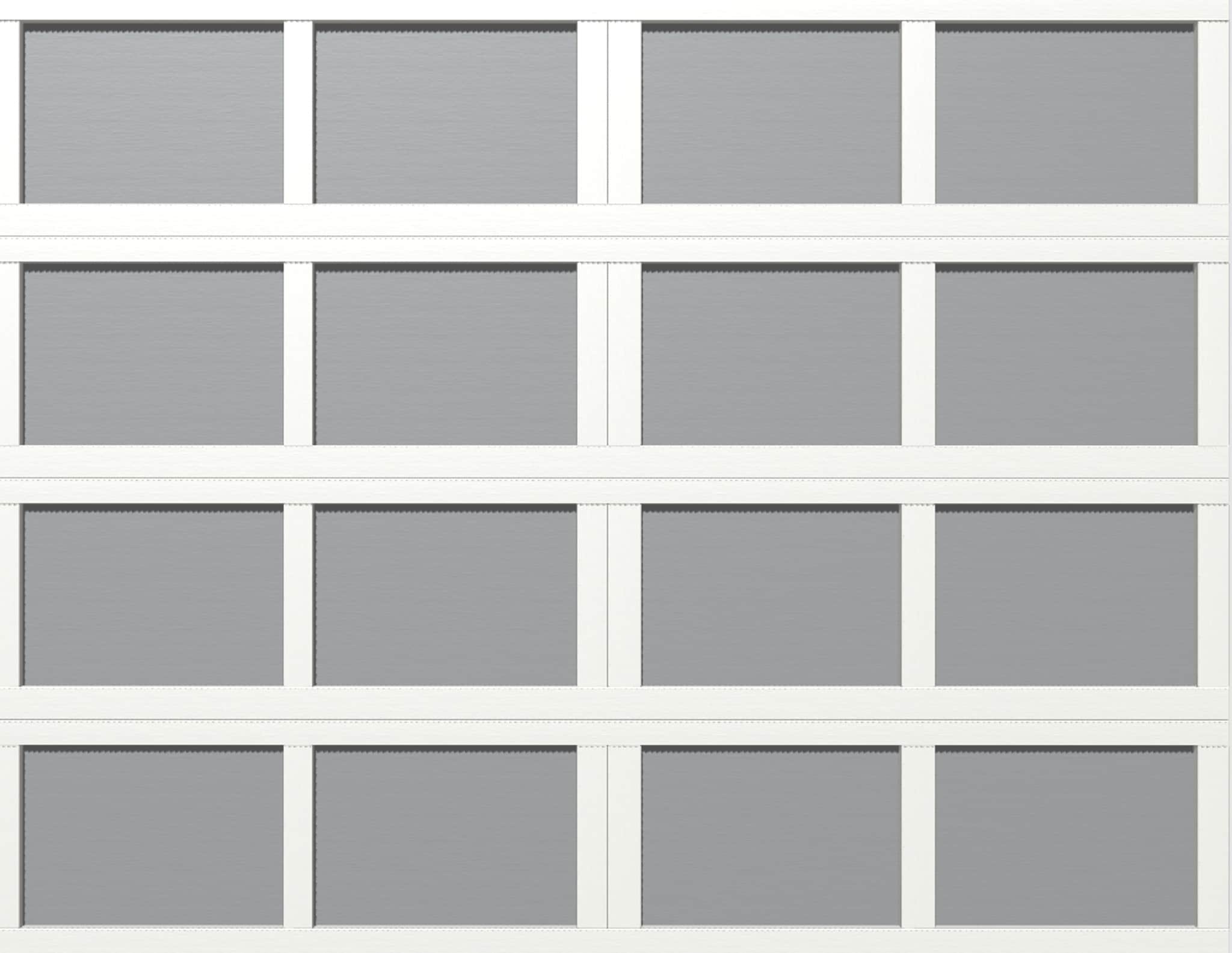 Wayne Dalton WD9405WHGR97 Classic Steel Model 9405 9-ft x 7-ft Insulated White and Gray Single Garage Door
