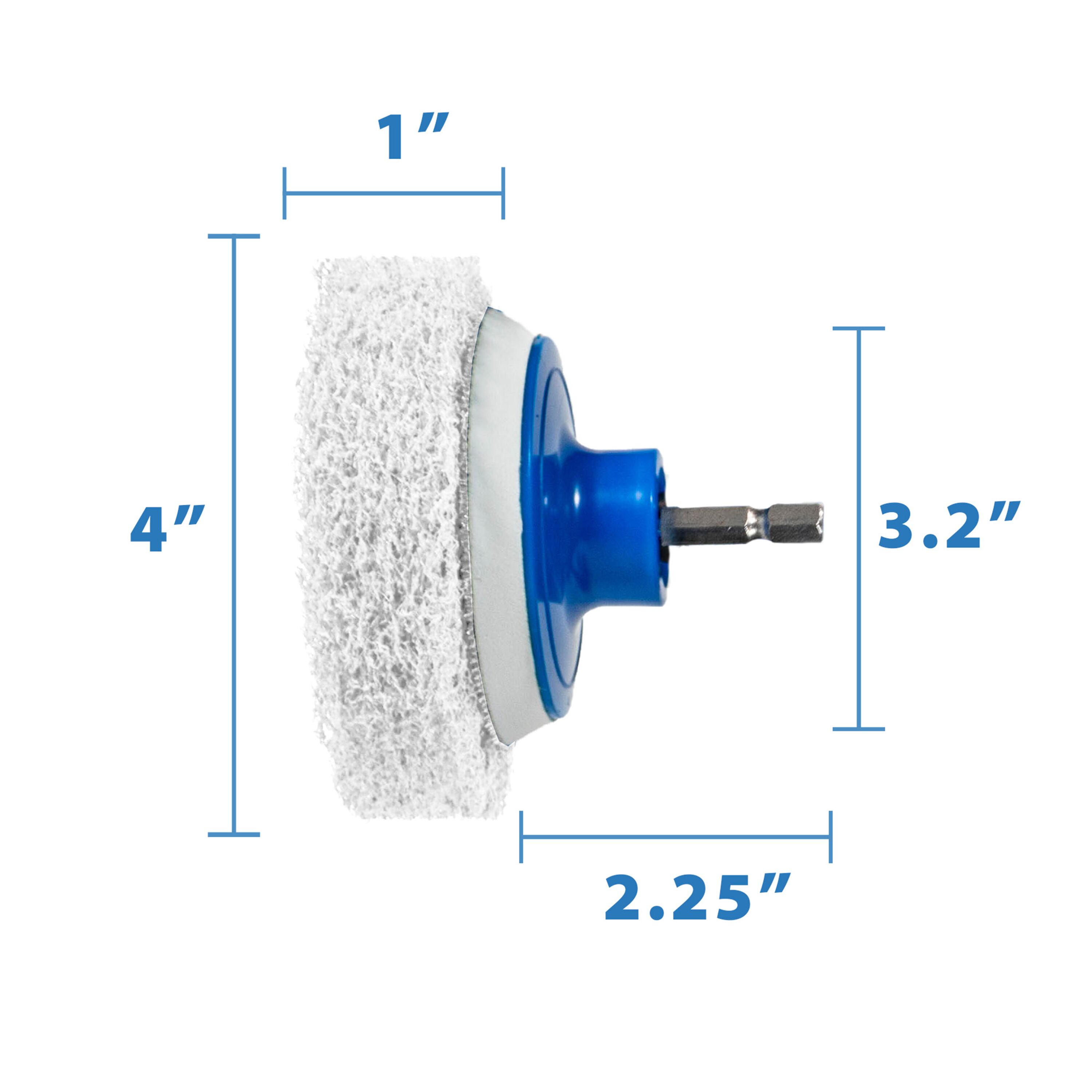 RotoScrub 7 Pack Multi-Purpose Drill Brush Kit for Cleaning Bathrooms,  Showers, Tubs, Tile, Floors, Sinks, Toilets, Grout and Grime Removal