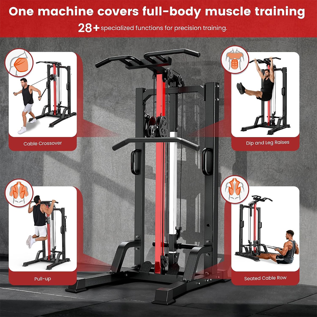 pooboo P42603 Lat-Pull-Down-Machines - View #3