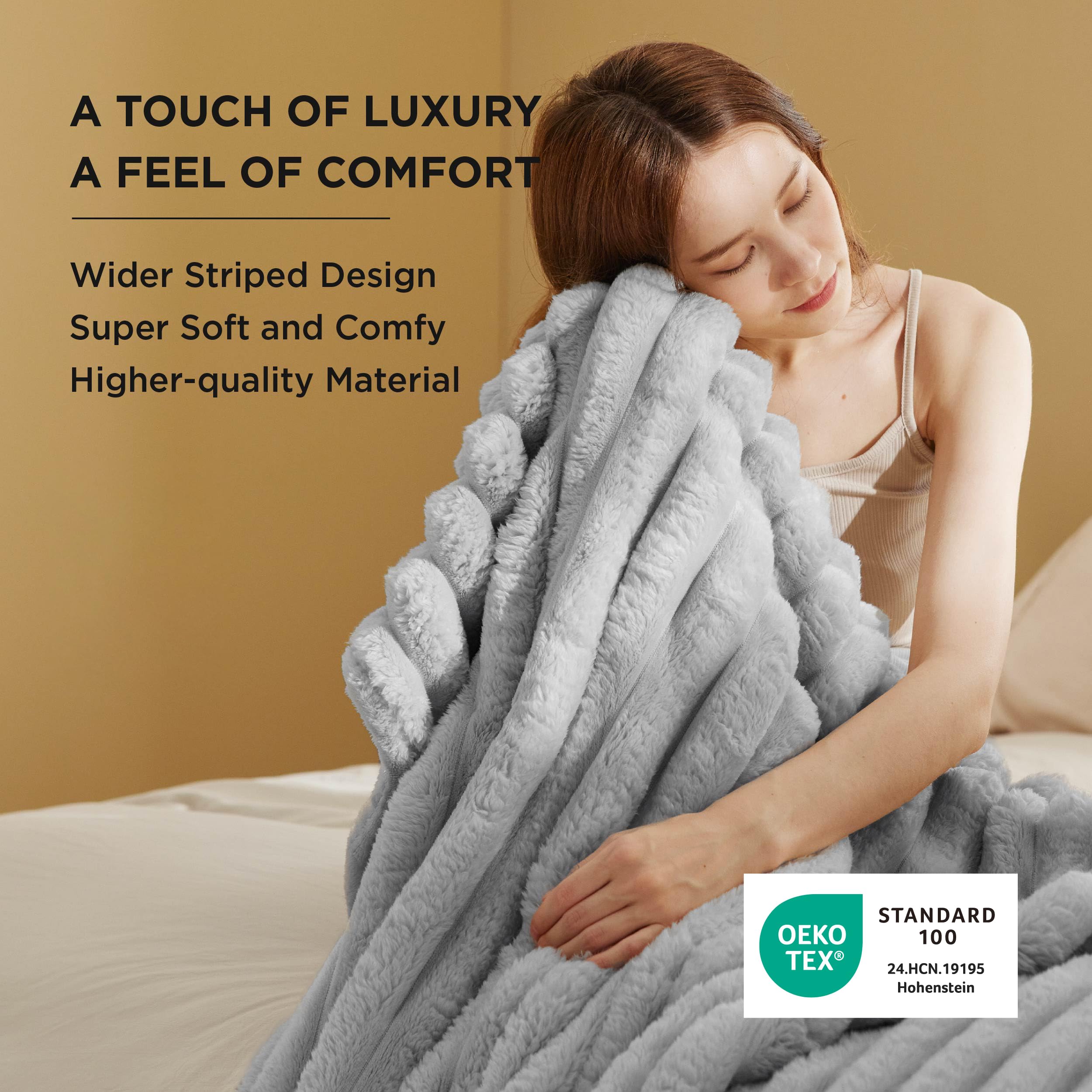 Bedsure Blanket 50x60inch Gray