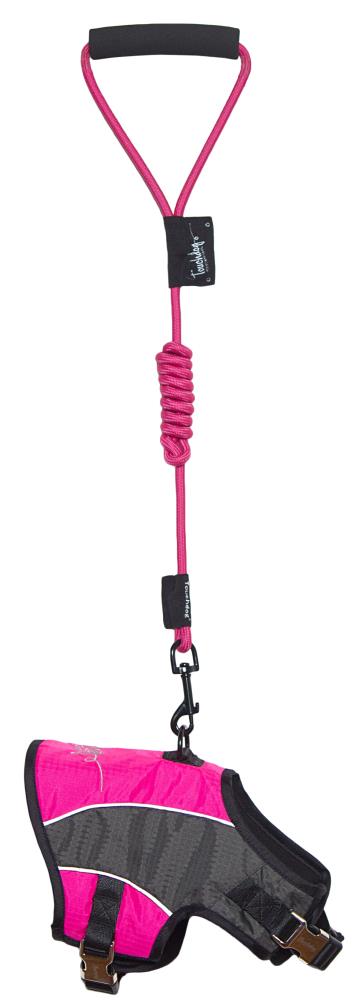 Touchdog HA21PKSM Reflective Pink, Charcoal Grey Dog harness , Small