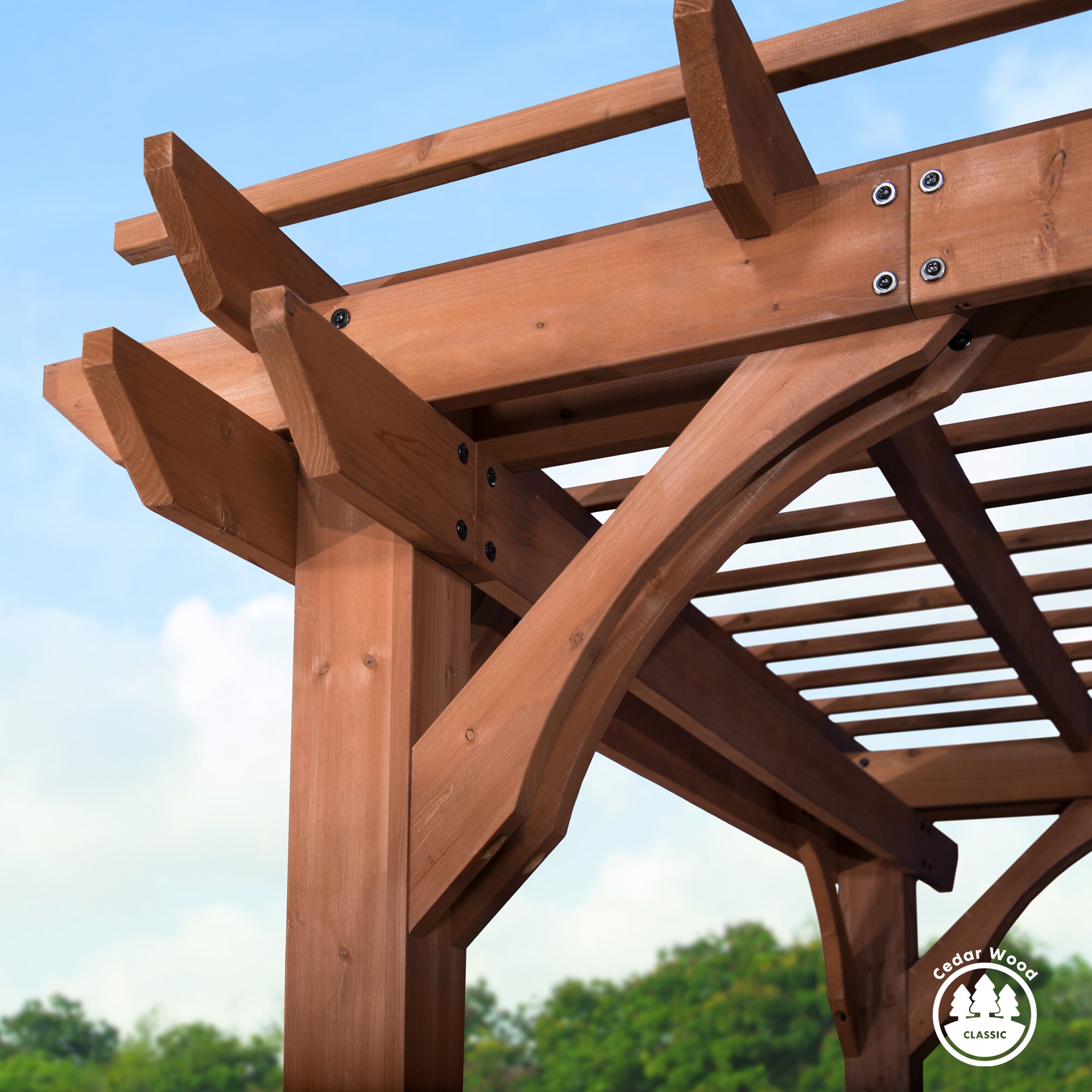 Backyard Discovery 10 x 14 Cedar Wood Pergola