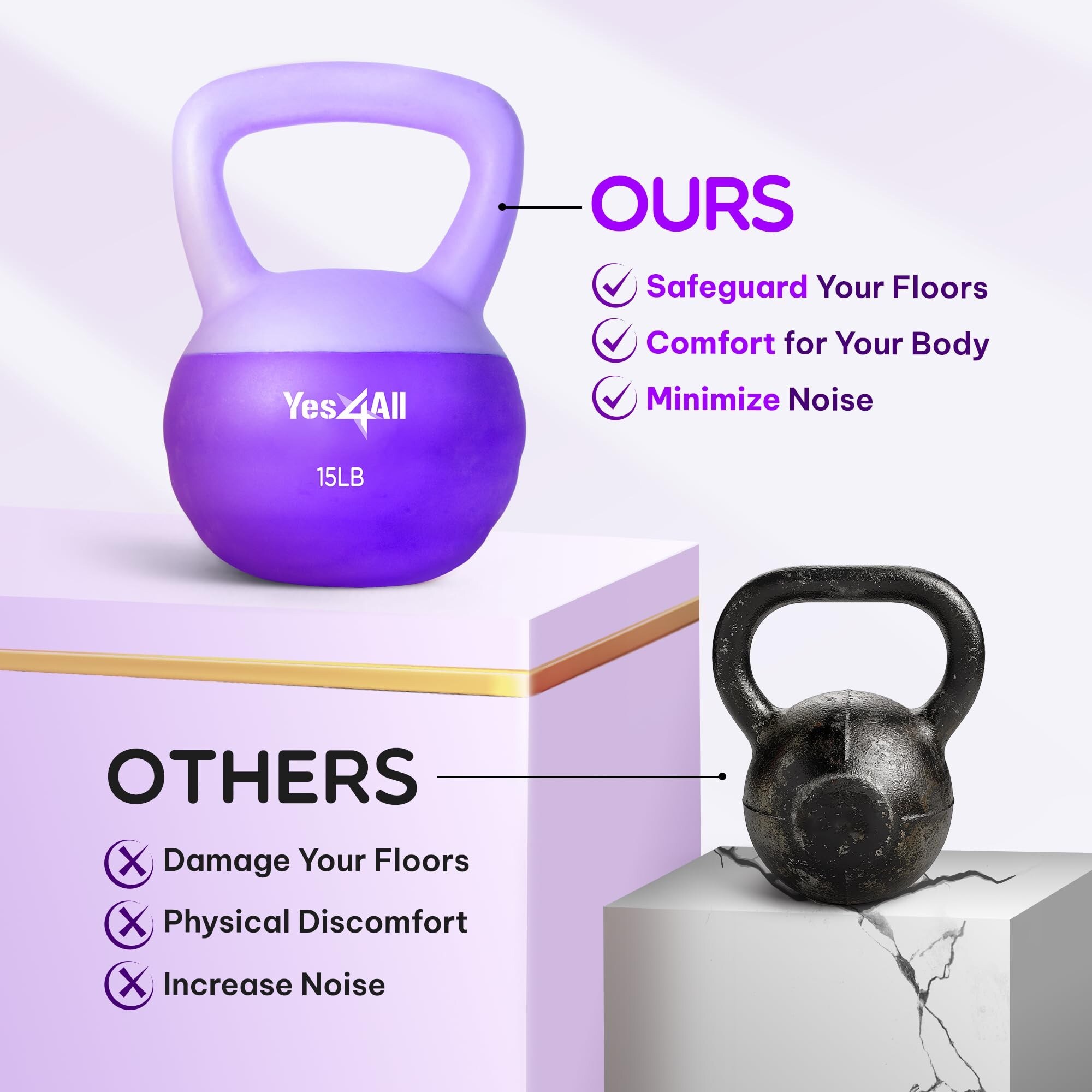 Yes4All FVAV kettlebells - View #3