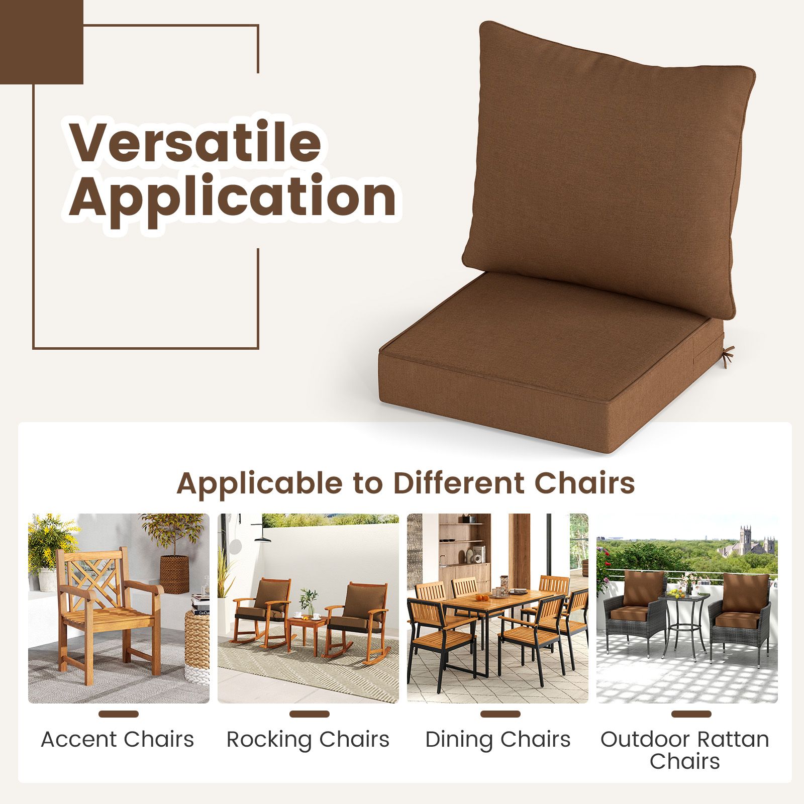 Slickblue D-CO-FC53276WH Patio-Furniture-Cushions - View #8