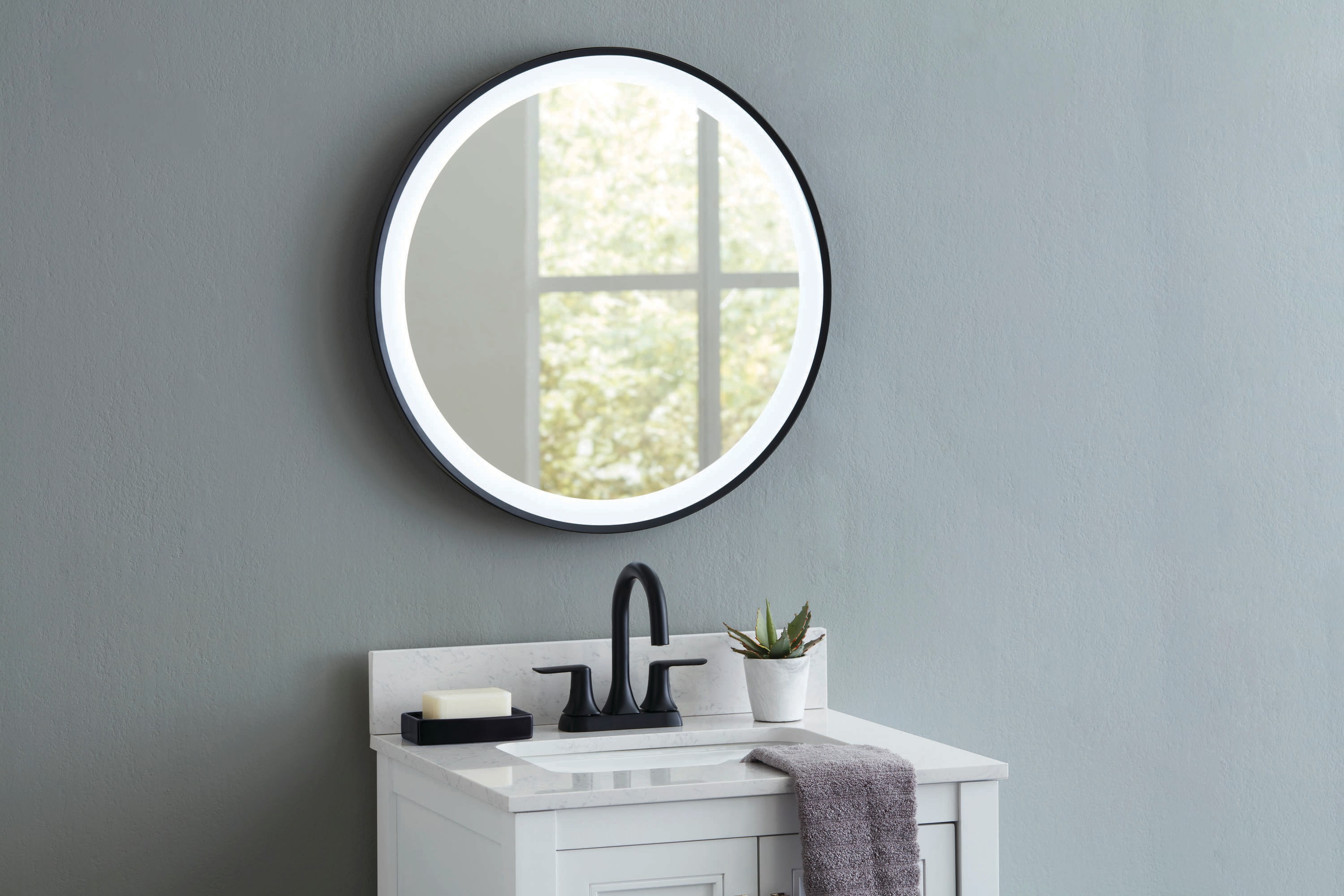 allen + roth 75-201-MB-P Framed-Bath-Mirrors - View #13