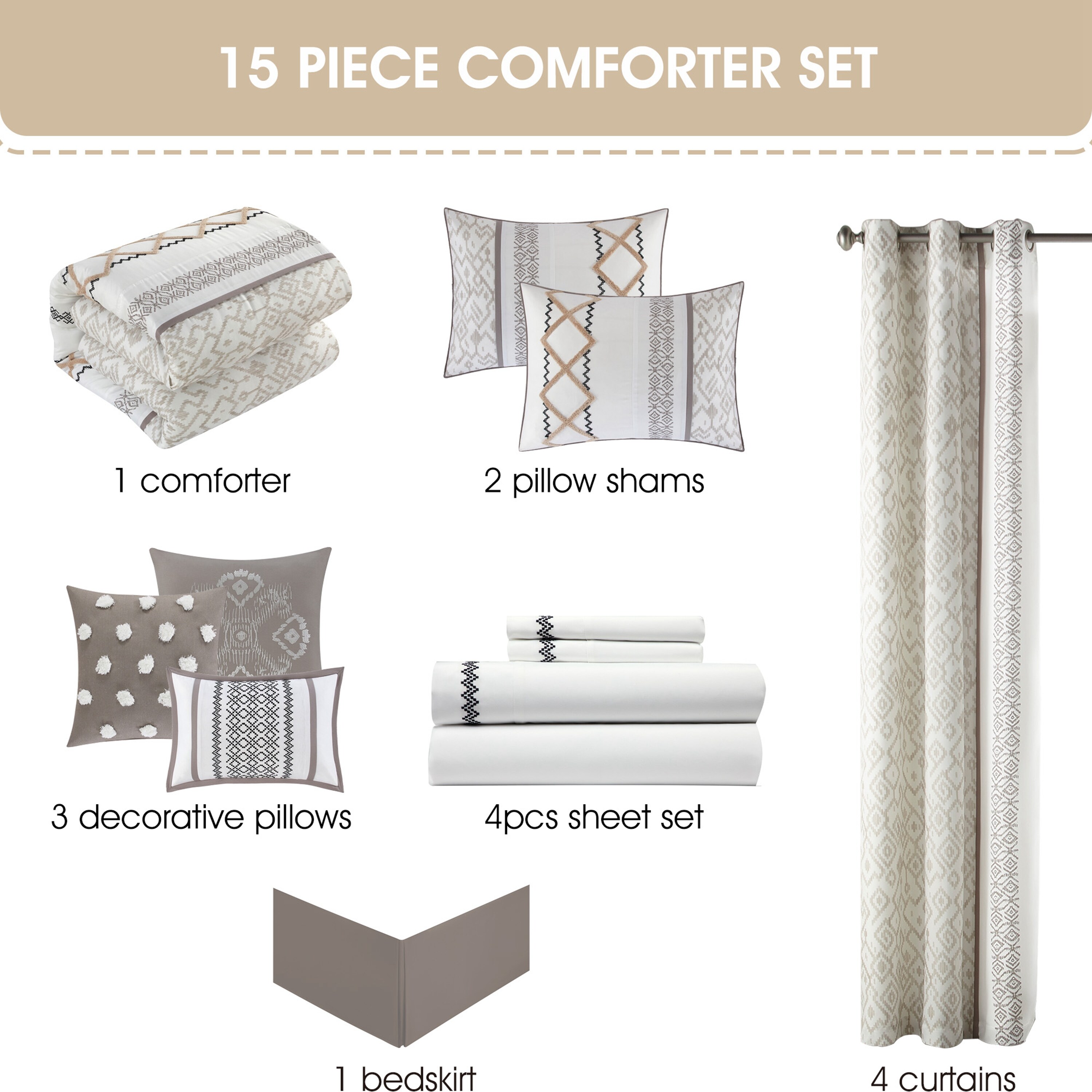 Nanshing ANTHONY15-Q-TAUP bedding - View #3