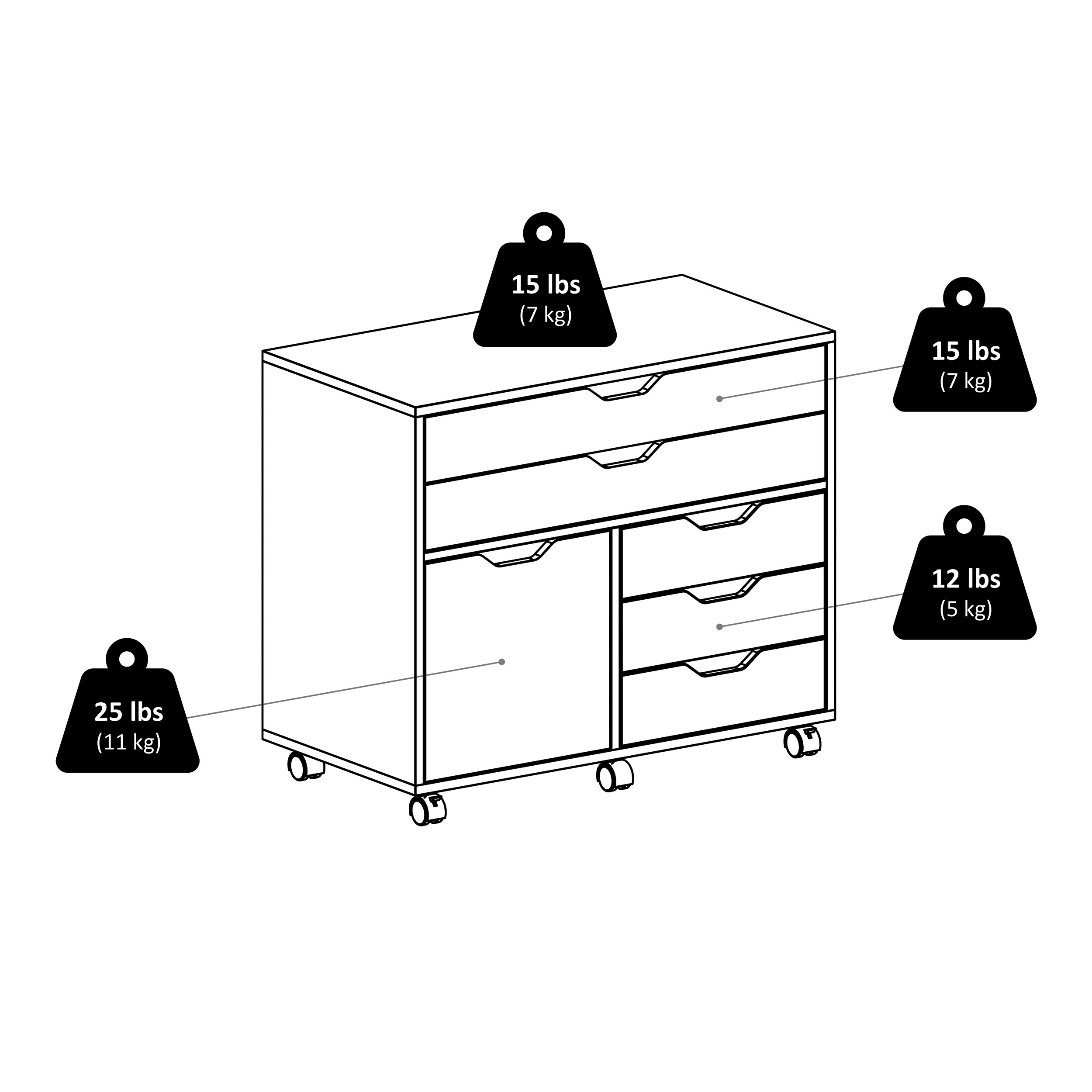 Winsome Wood 10633 Filing-Cabinets - View #11