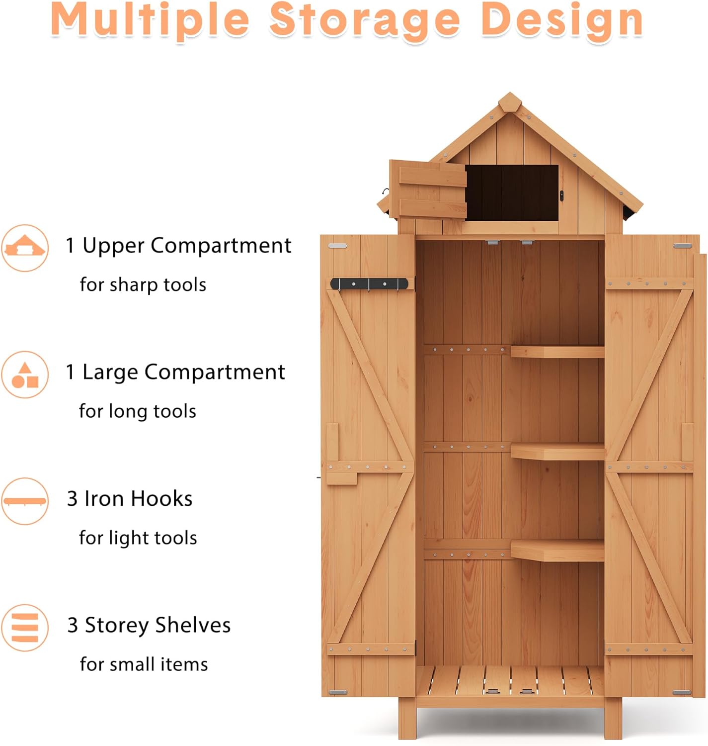 Garvee OYF-PHK-33CHHV84 Wood-Storage-Buildings - View #4
