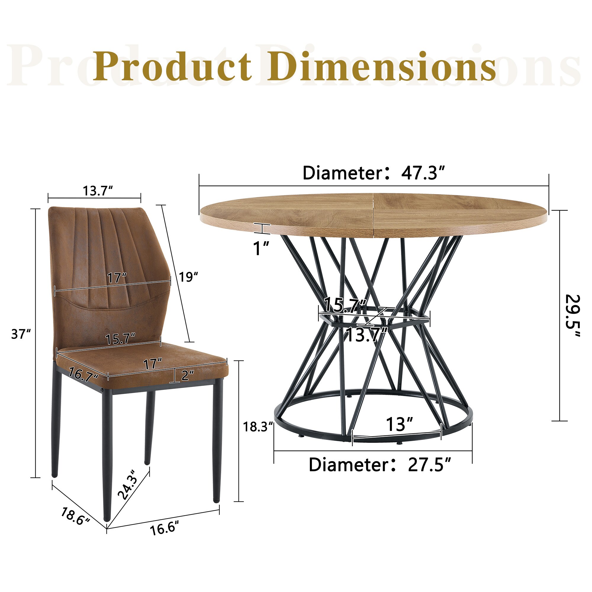 Roomfitters RF-W1151S04905 Dining-Sets - View #5