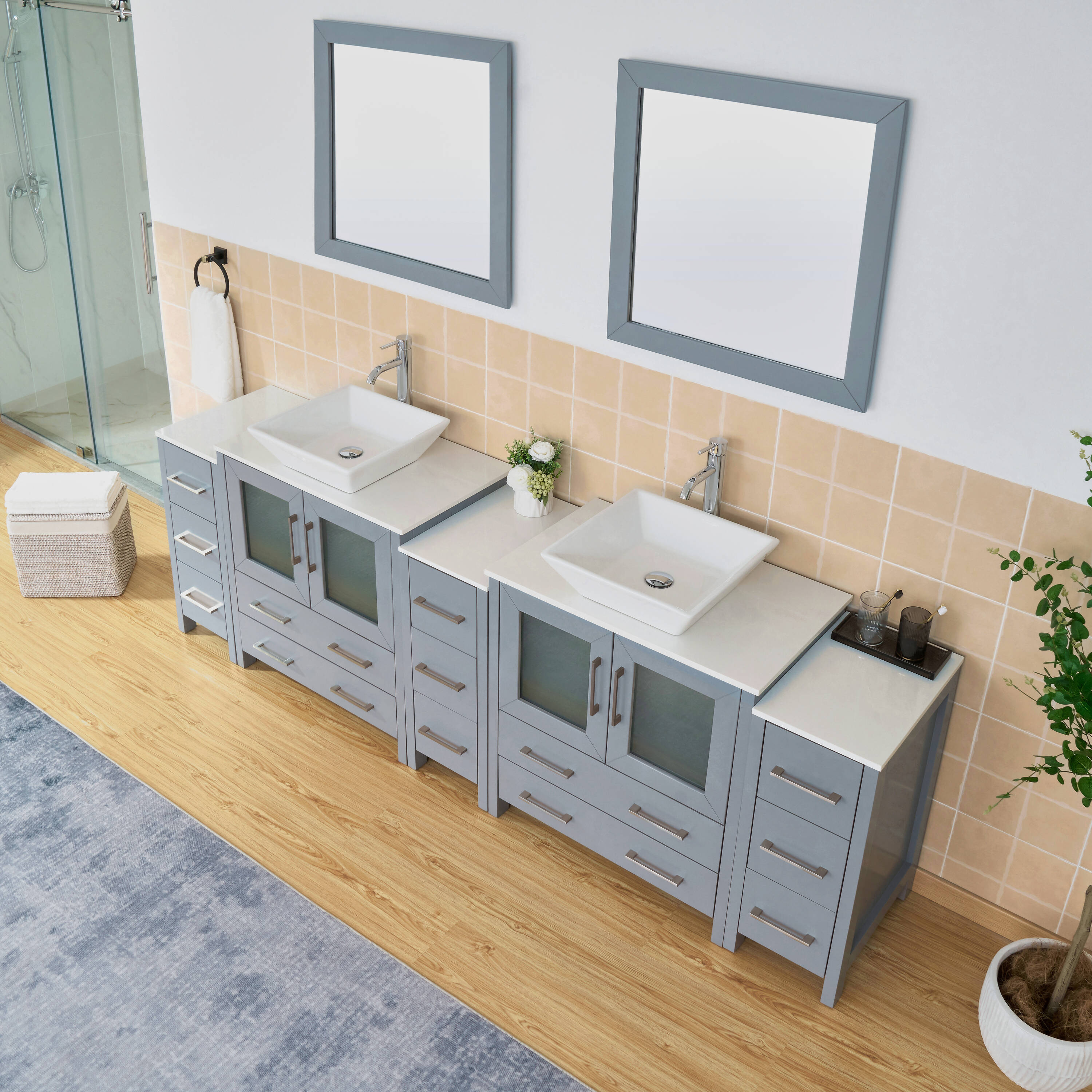 Vanity Art VA3130-96G Bath-Vanity-Combo - View #9