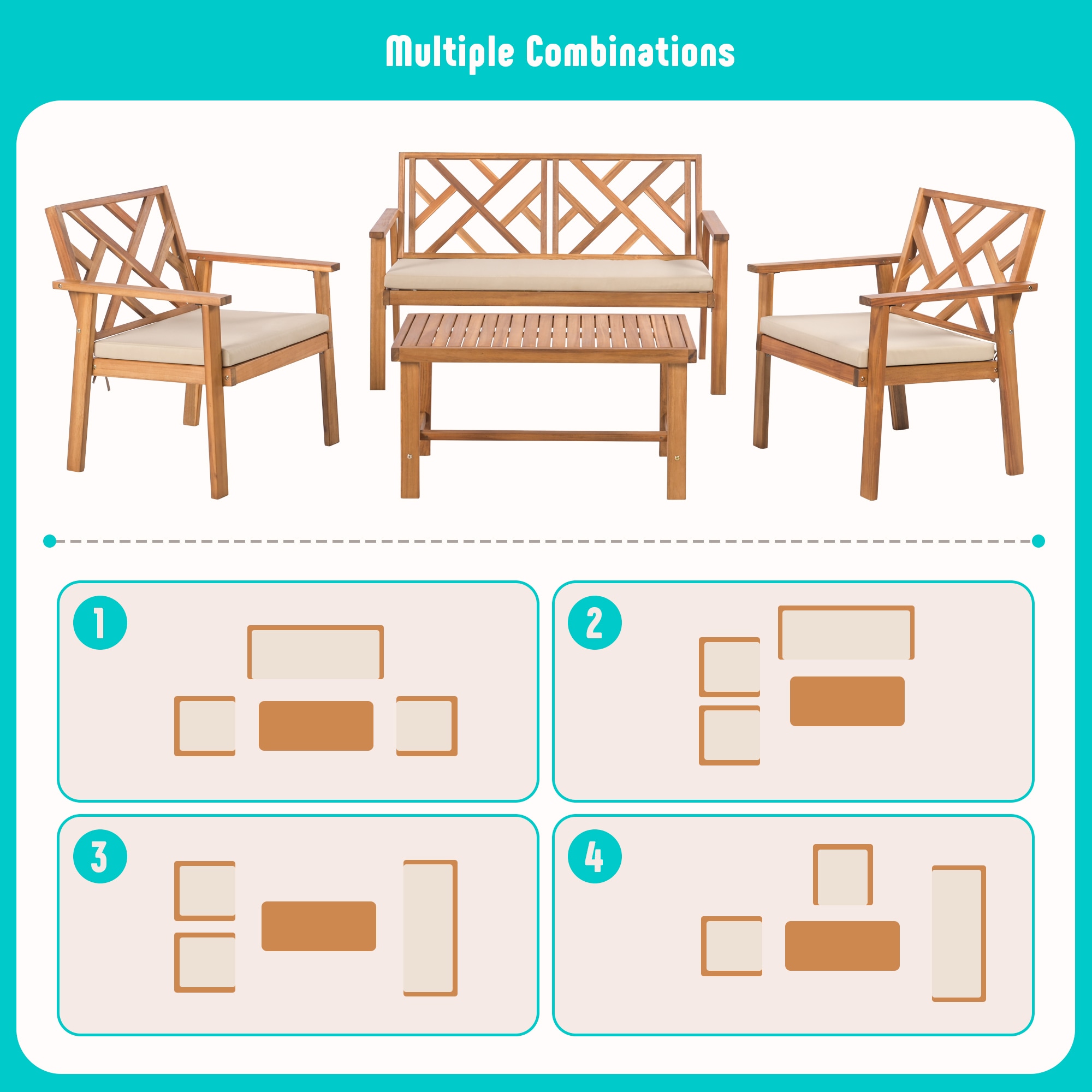 Werph SCT4W Patio-Conversation-Sets - View #2