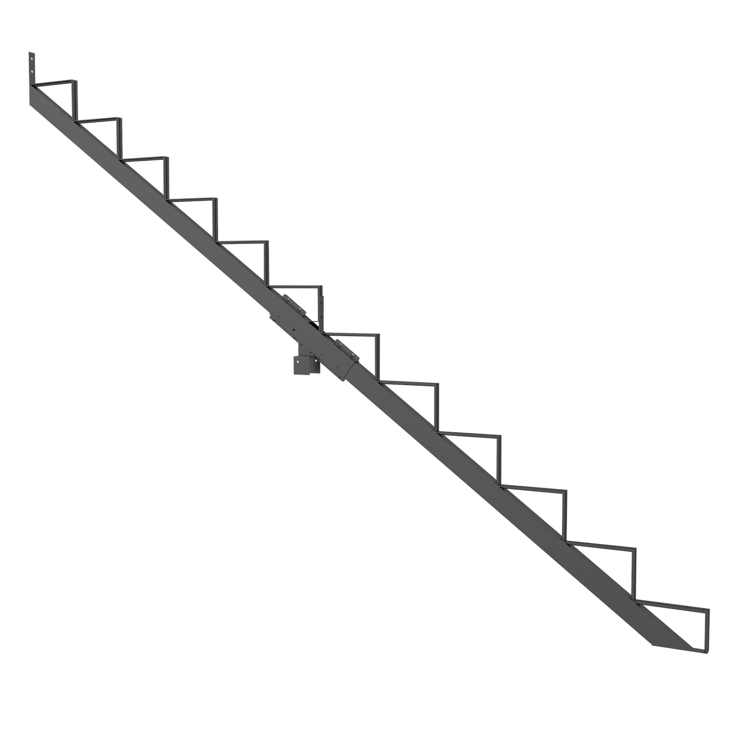 Pylex 13912 12 -Steps Steel Outdoor Stair Stringer