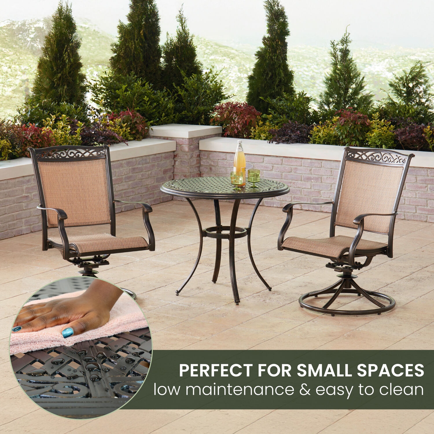 Hanover FNTDN3PCSWC Patio-Dining-Sets - View #8